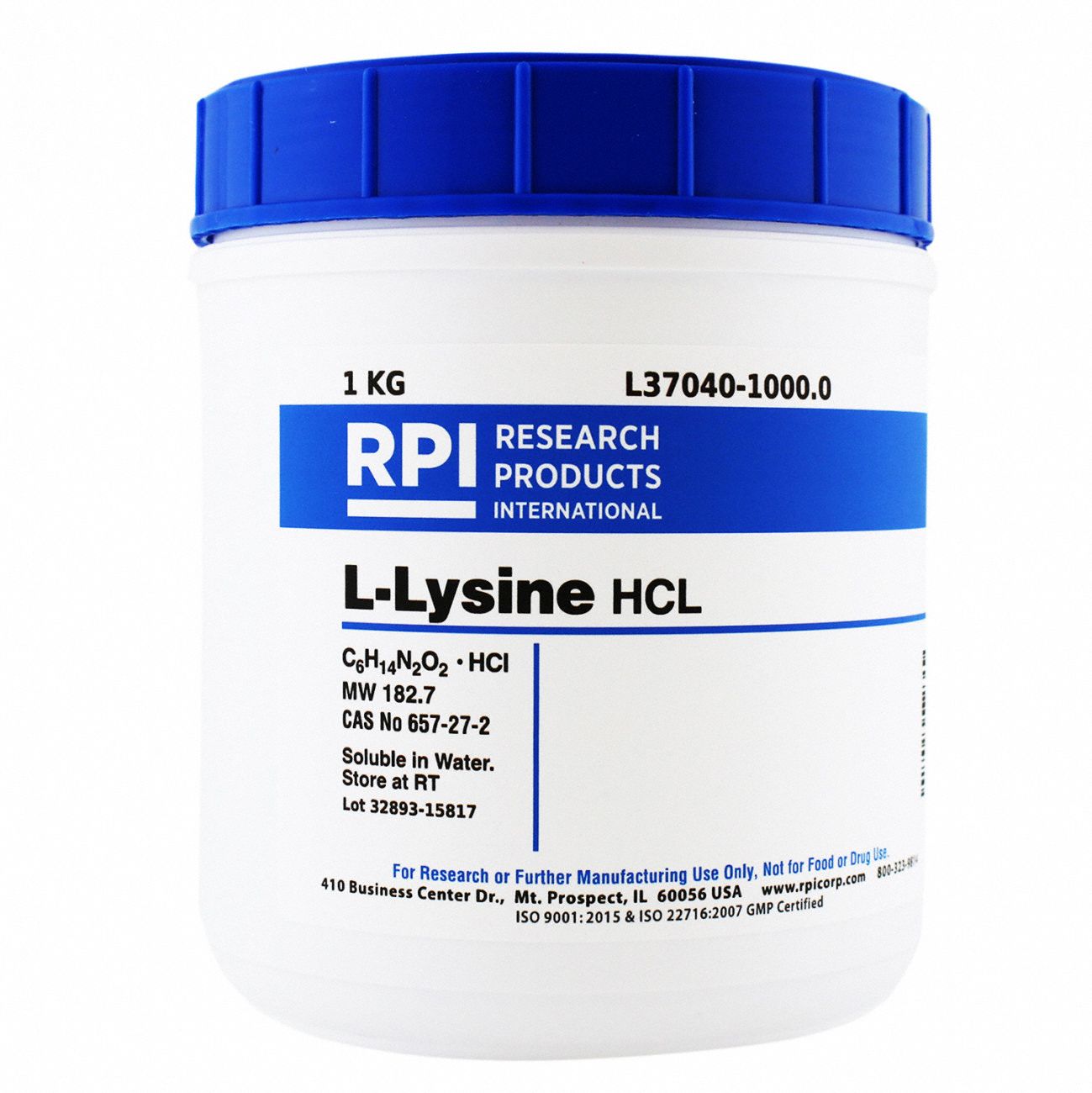 L-Lysine HCL USP Grade, 1Kg