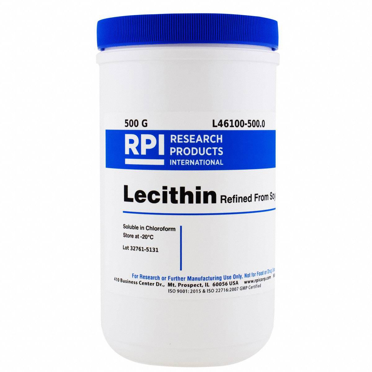 Lecithin, Refined From Soybeans, 500g