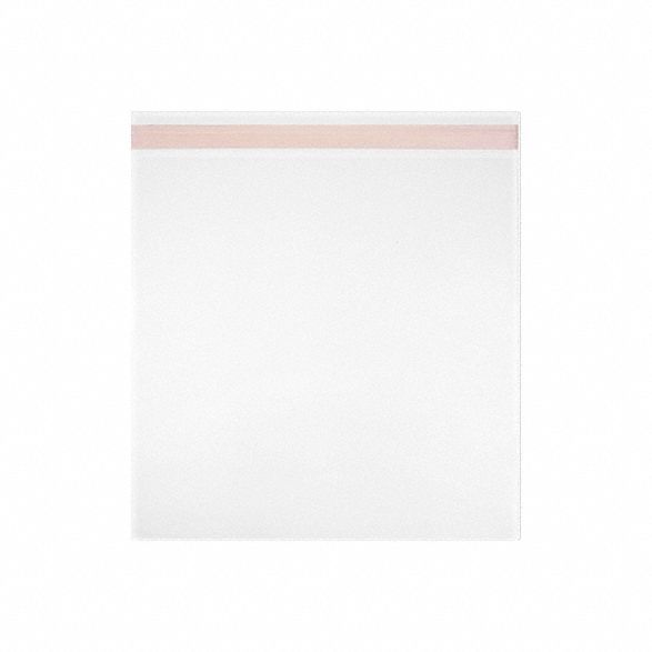 Reclosable Bag: 1.6 mil Thick, 4 1/2 in Wd, 4 1/2 in Lg, Flat Pack, 1, 000 PK