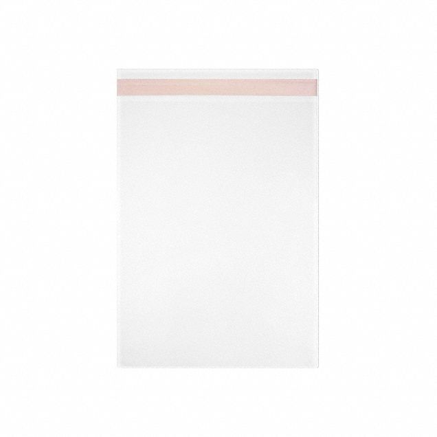 Reclosable Bag: 1.6 mil Thick, 9 in Wd, 12 in Lg, Hang Hole Not Included, 1, 000 PK