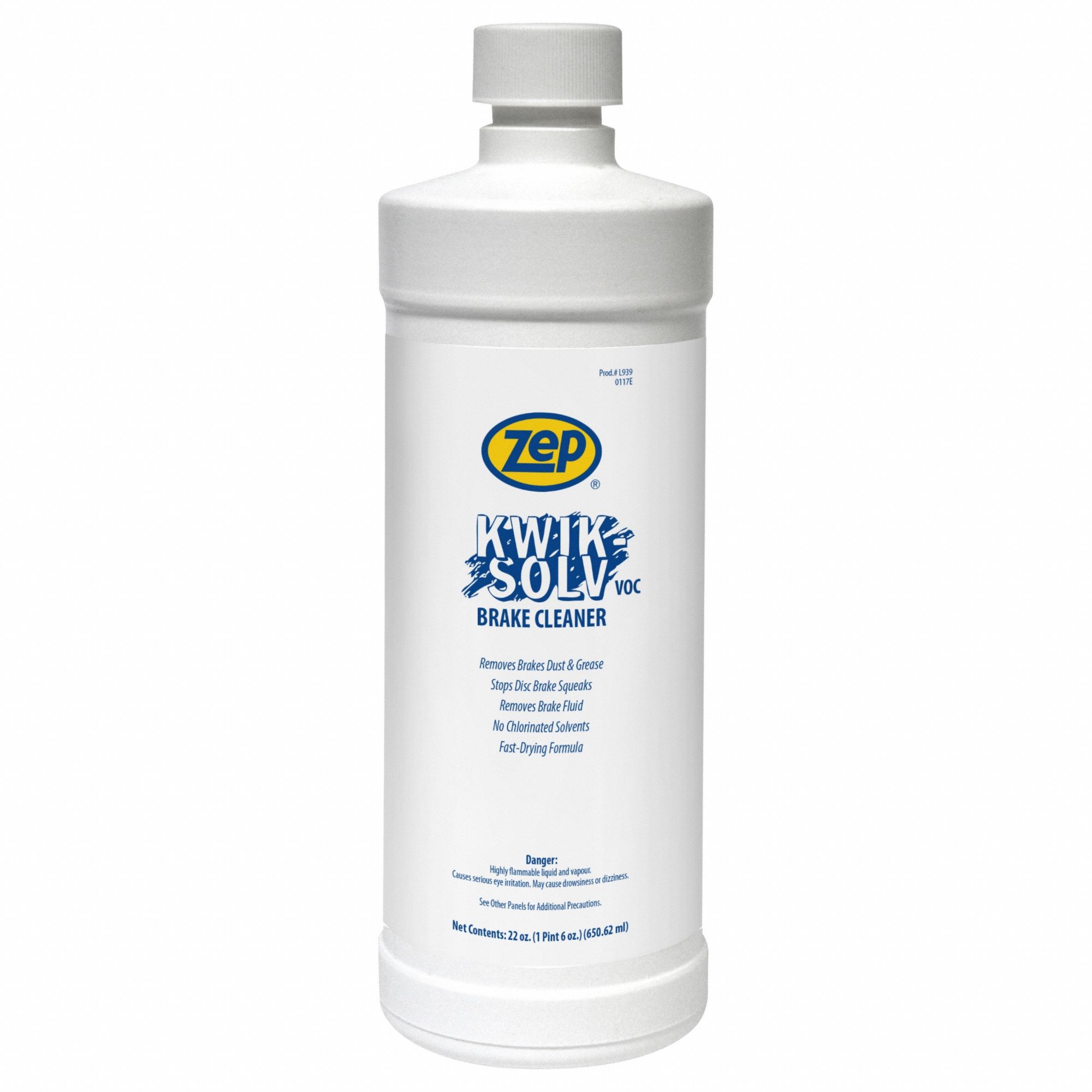 ZEP, Solvent, Liquid, Brake Cleaner,Bottle,22 oz. Size,PK12 453D23