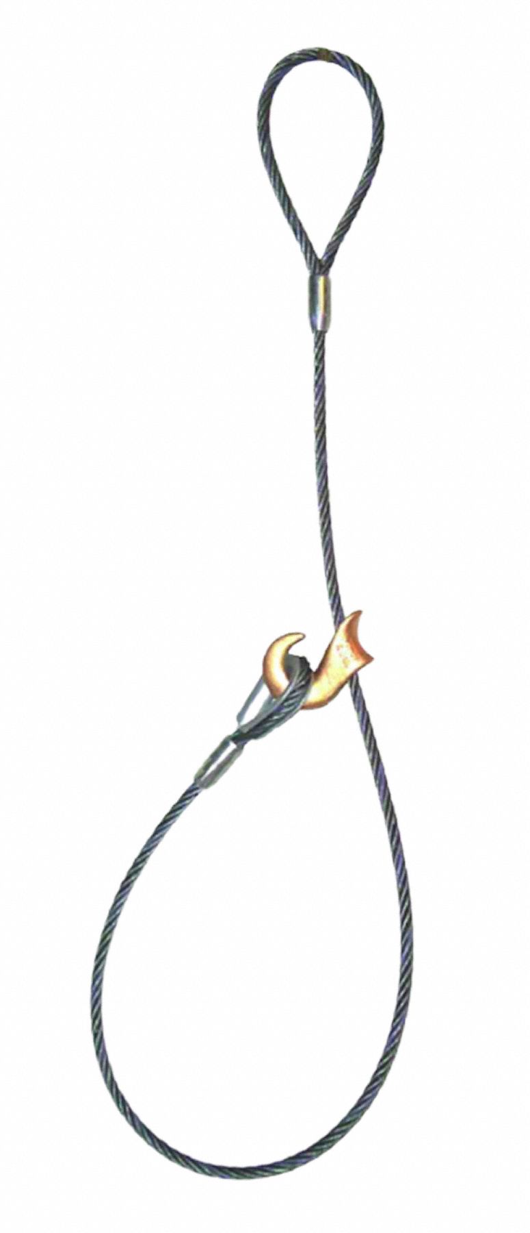 WIRE CABLE, 250 FT L, PLAIN END TYPE, COATED