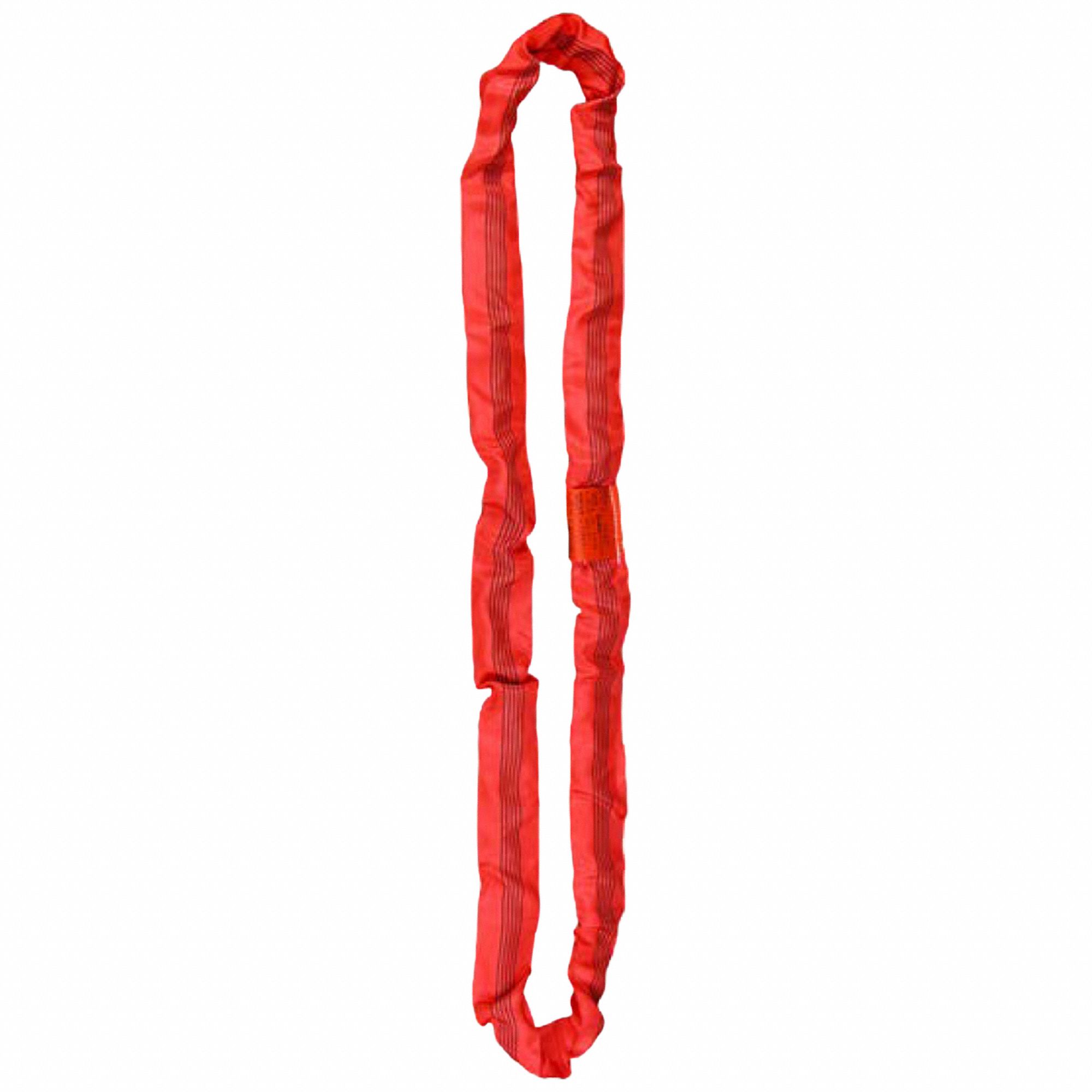 En150 Pipeline Round Sling,12 ft,Red