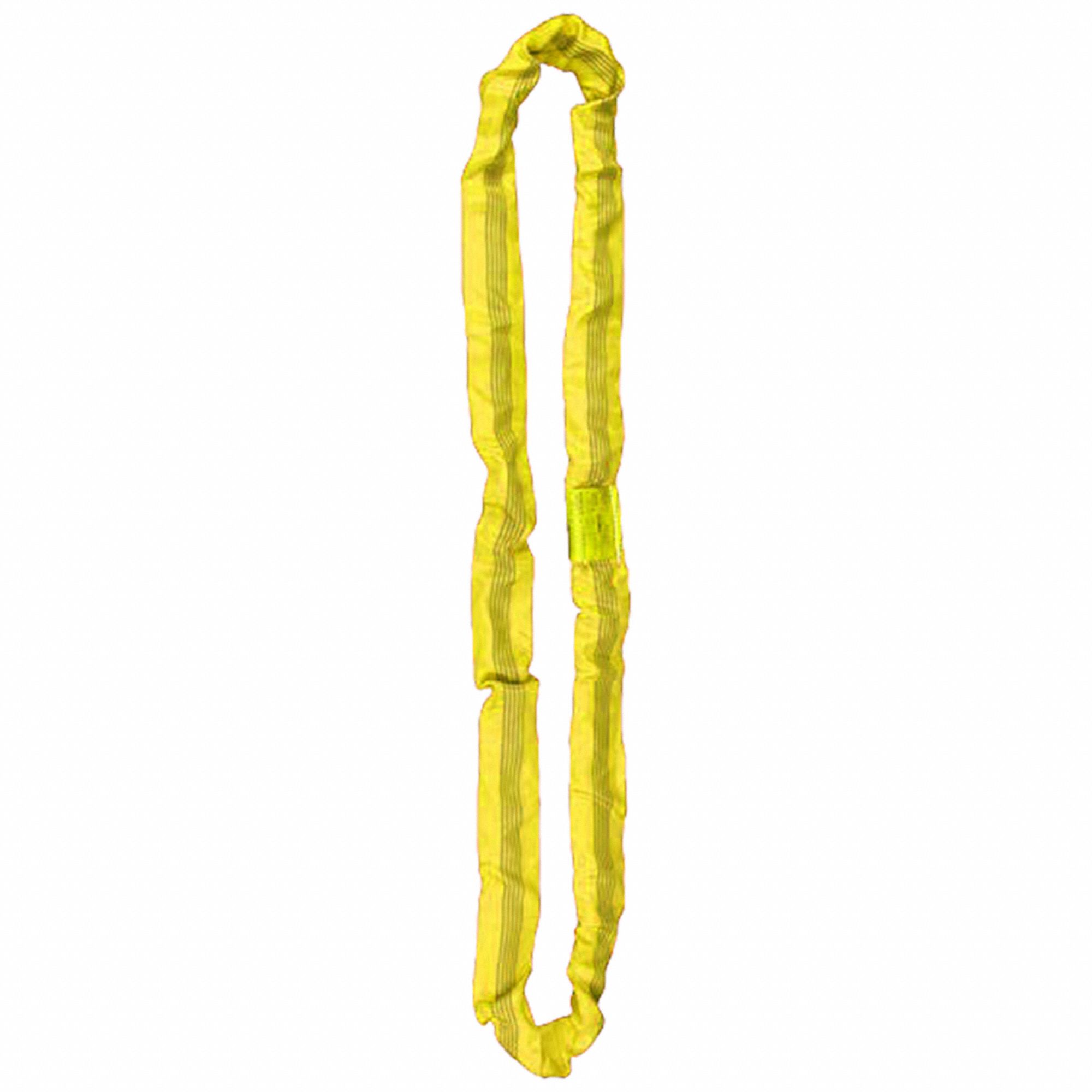 En90 Pipeline Round Sling,16 ft,Yellow