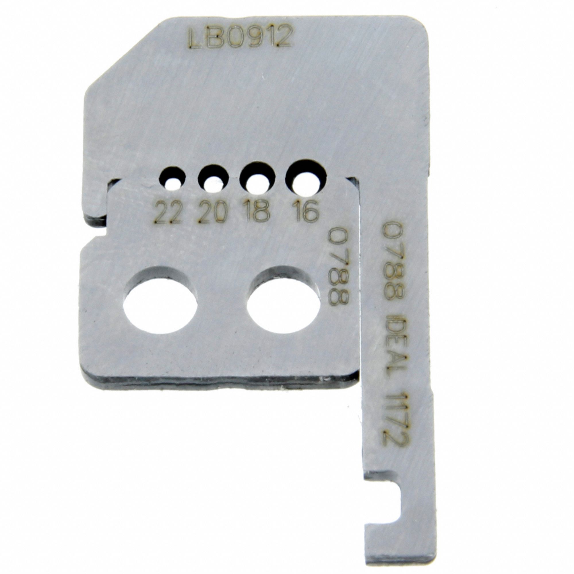 Wire Stripper Replacement Blades: 1 2/5 in Overall Lg, Steel, Less than 6 in, 10F586, 45-632, LB-912