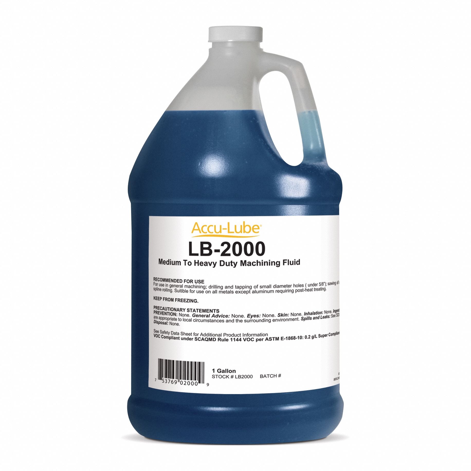 Cutting Fluid: LB-2000, 1 gal, Jug