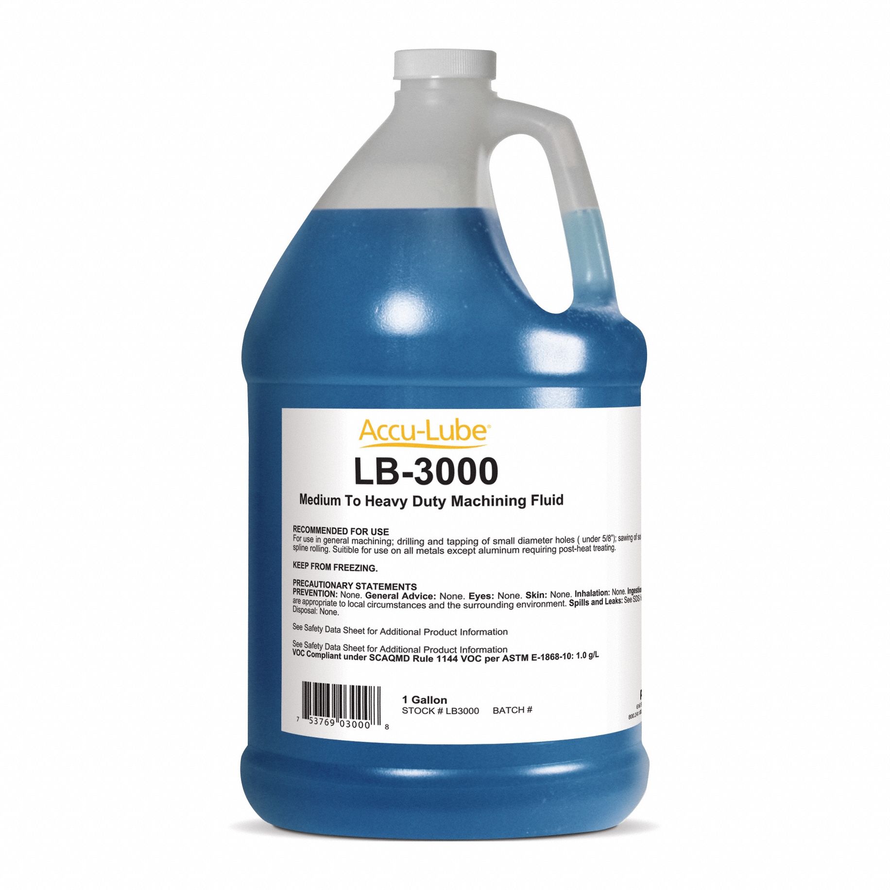 Cutting Fluid: LB-3000, 1 gal, Jug