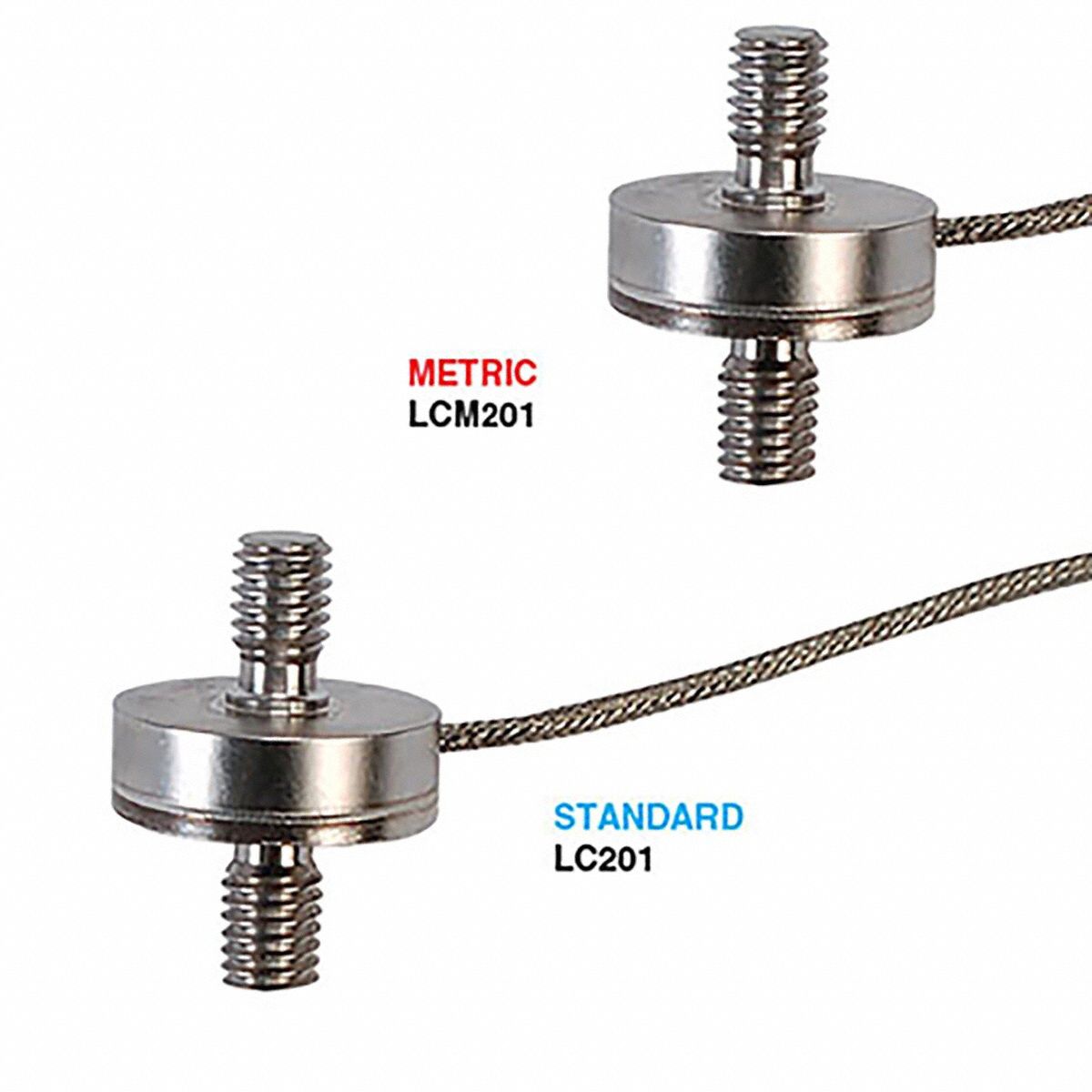 Sub Mini Compression Load Cell: 25 lbf Load Cell Capacity, 5 ft Cable Lg, ± 1.000% Hysteresis