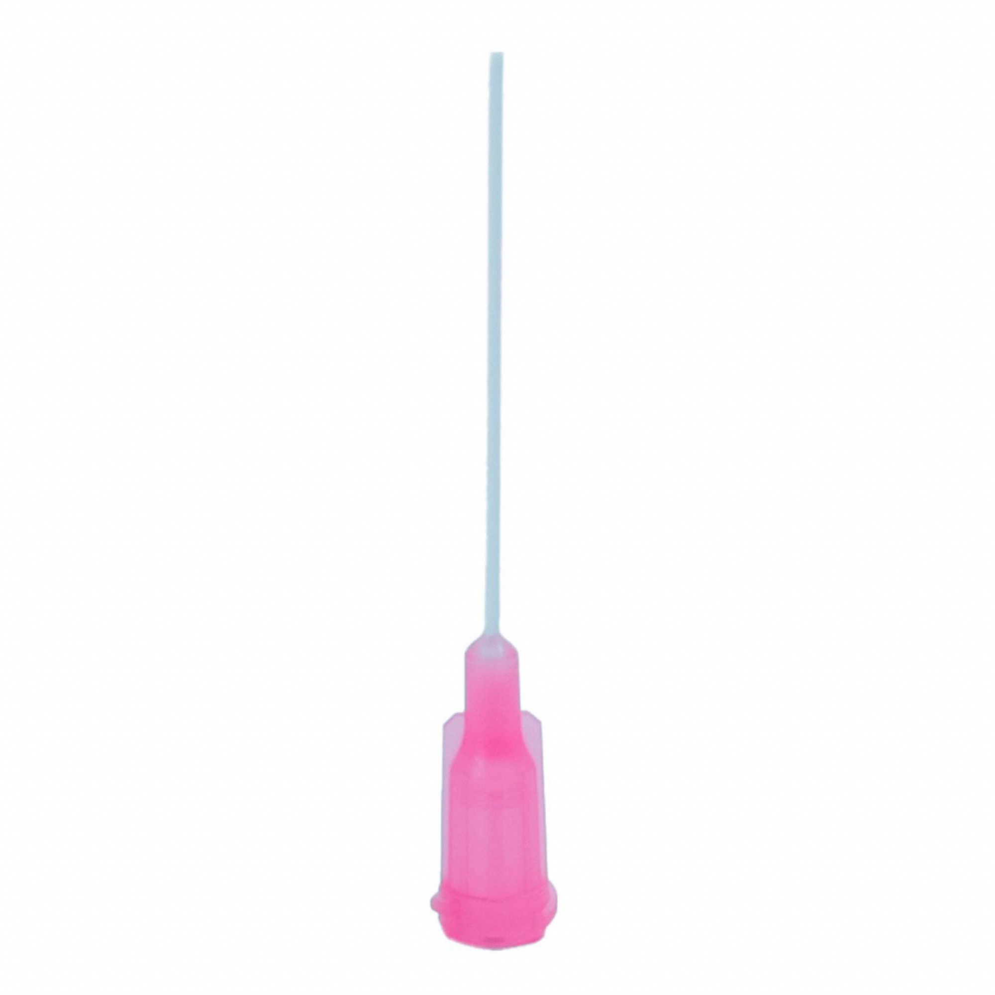 DISPENSING NEEDLE, PINK, POLYETHYLENE, LUER-LOCK CONNECTION, 1/64 IN