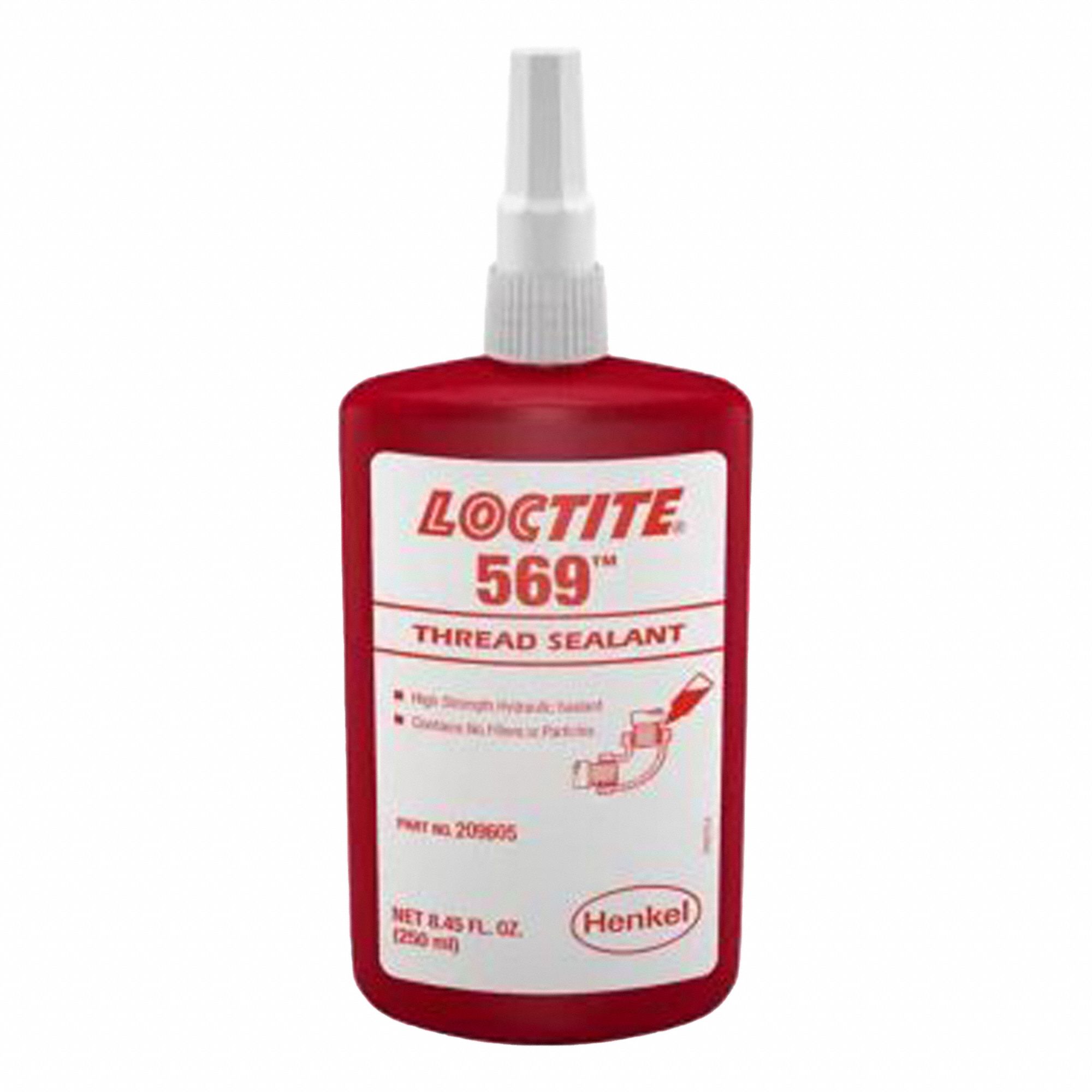 LOCTITE LOCTITE 569 THREAD SEALANT, BROWN, 250 ML, HYDRAULIC Pipe