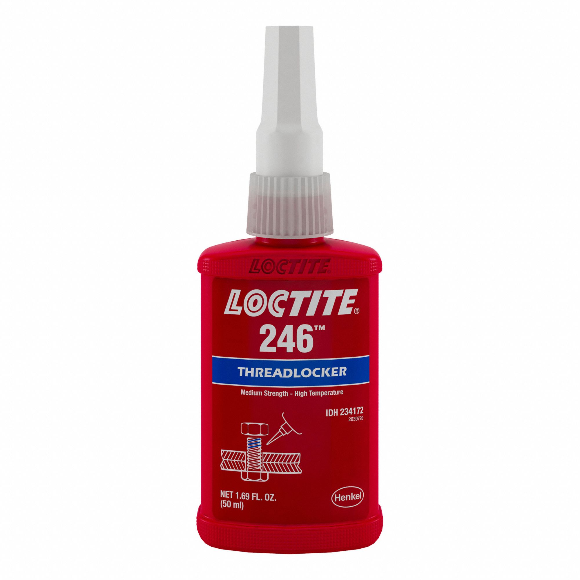 FREIN-FILETS 290, BL, 50ML, RÉSISTANT AUX HAUTES TEMP., SANS GOUTTE