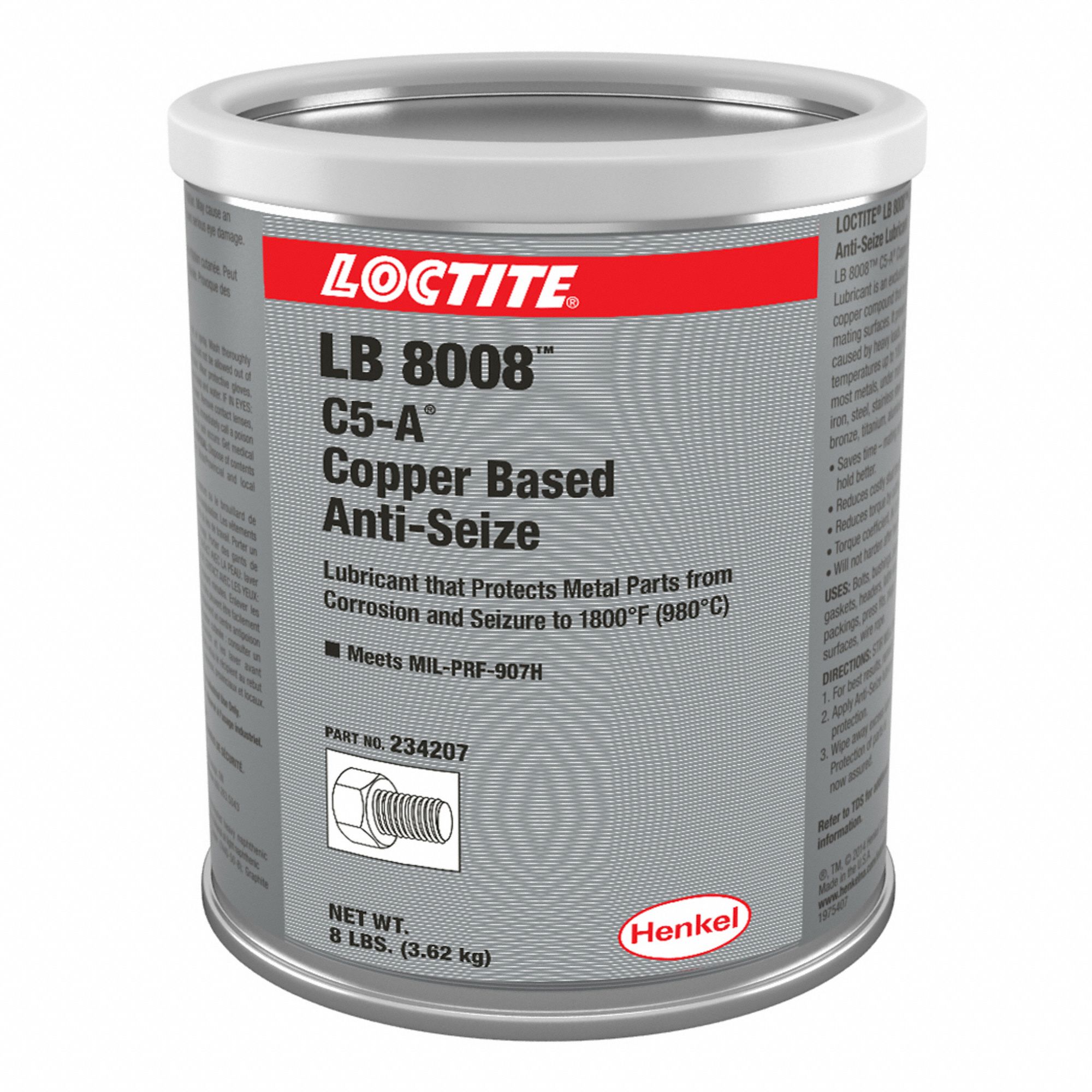 ANTIGRIPPANT,USAGE GENERAL,8 LB