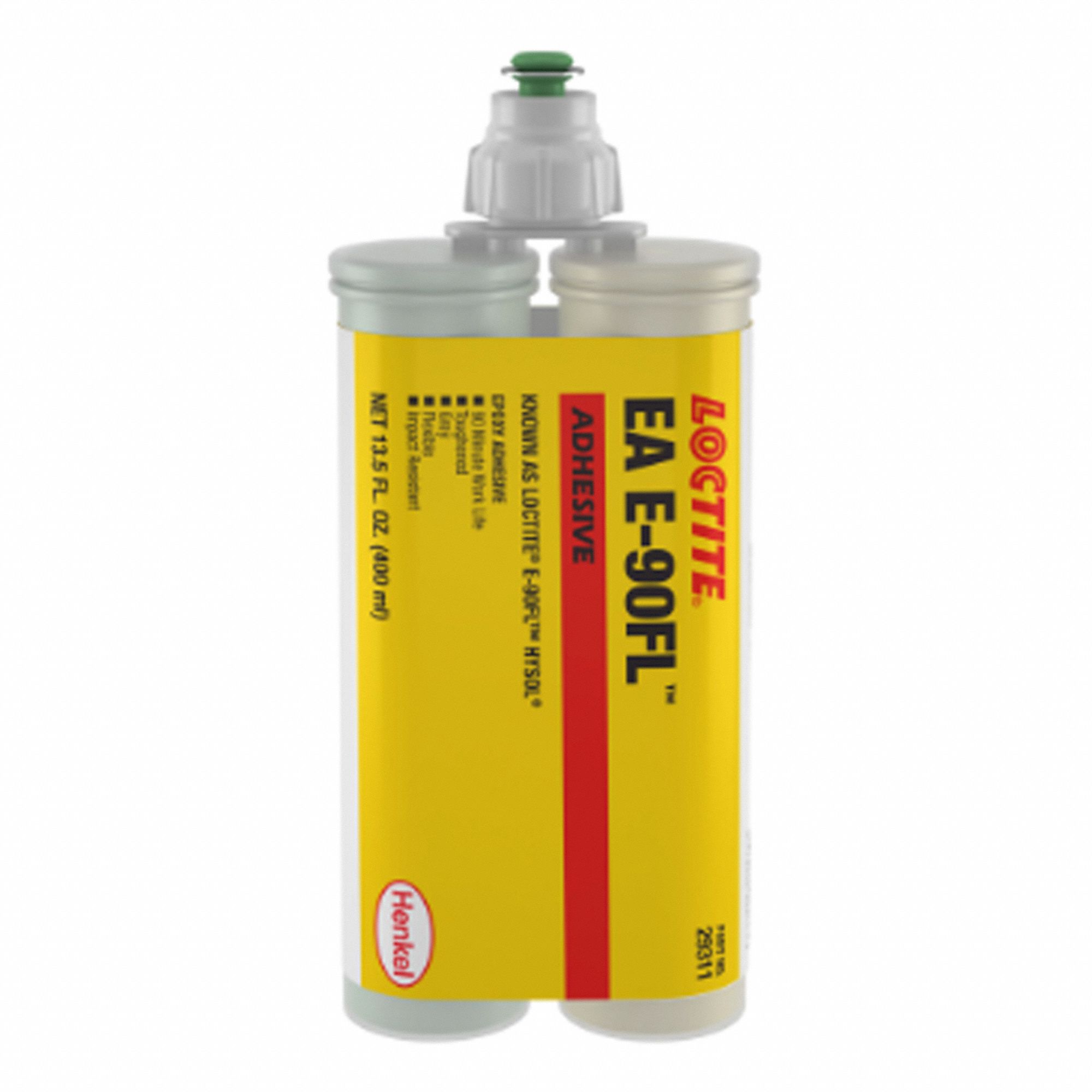 LOCTITE EA E90FL EPOXY ADHESIVE, LOW ODOUR, DUAL CARTRIDGE, 400 ML