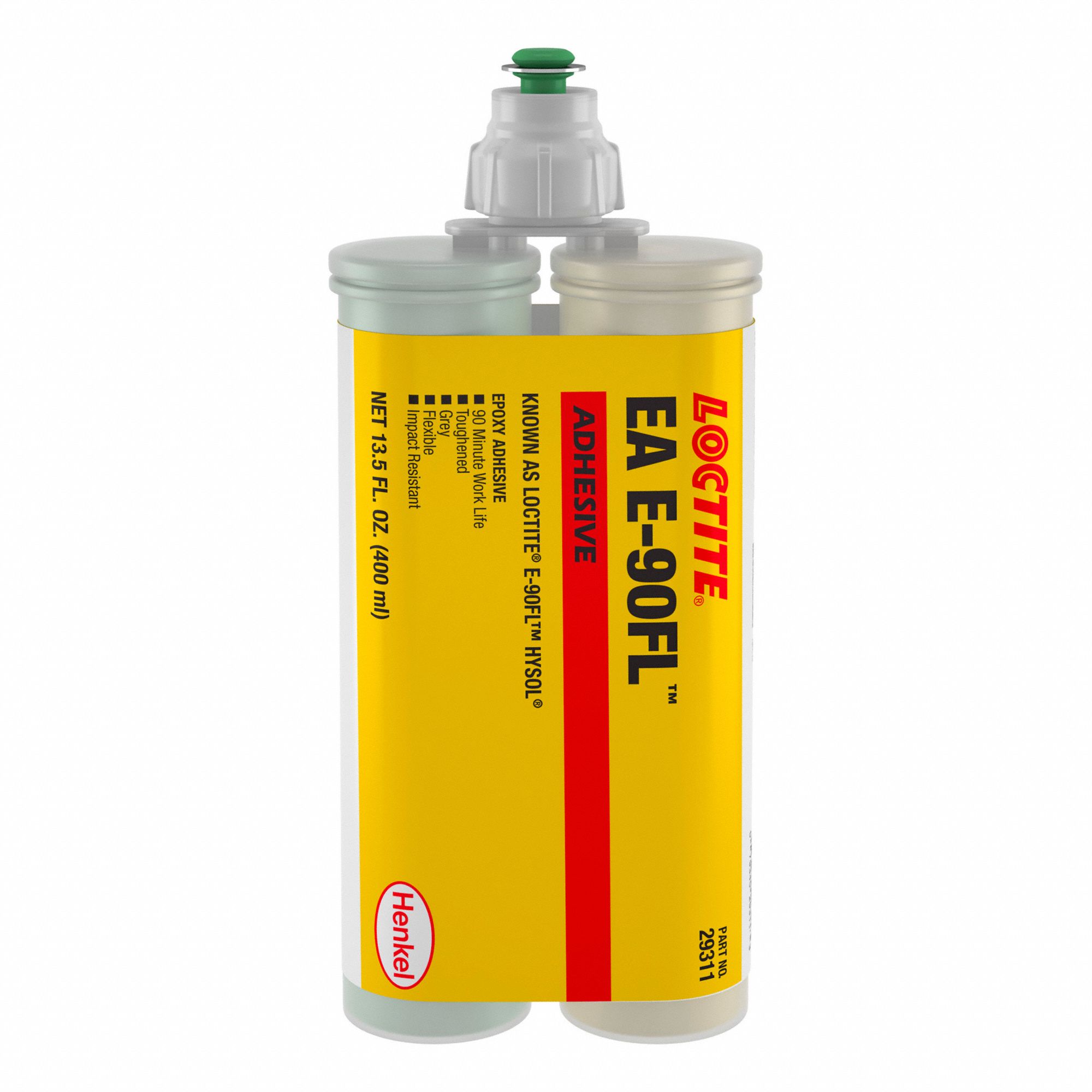 EA E-90FL EPOXY ADHESIVE, LOW ODOUR, DUAL CARTRIDGE, 400 ML