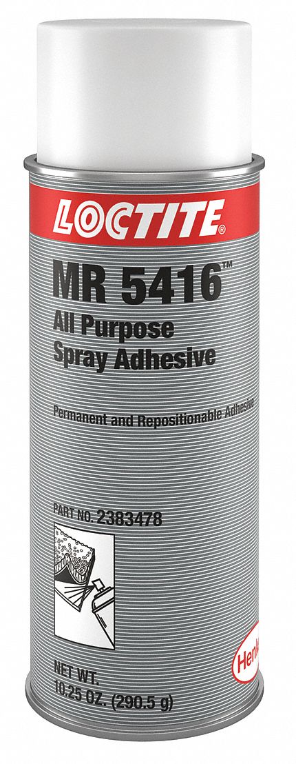 LOCTITE SPRAY ADHESIVE,AEROSOL CAN,10.25 OZ. - Spray Adhesives - LCT2383478