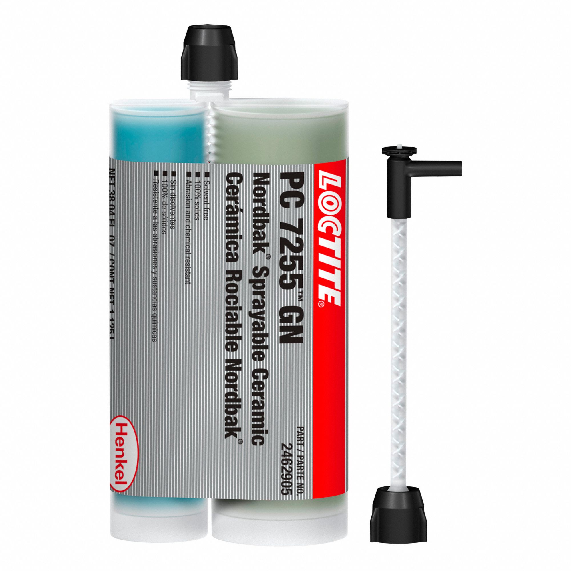 PC 7255 EPOXY ADHESIVE, DUAL-CARTRIDGE, 7 DAY CURE, 4 HOUR WORKING TIME, 15400 PSI