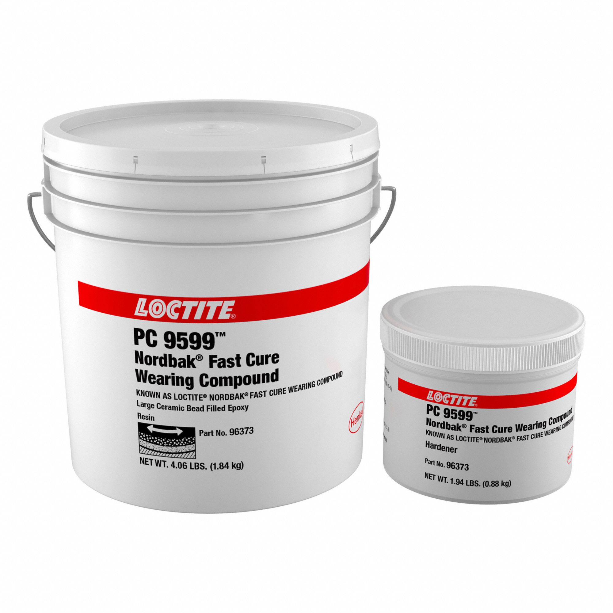 WAERING COMPOUND KIT, FAST-CURE/WEAR-RESISTANT/2.716 VOC/6 LB, BLUE