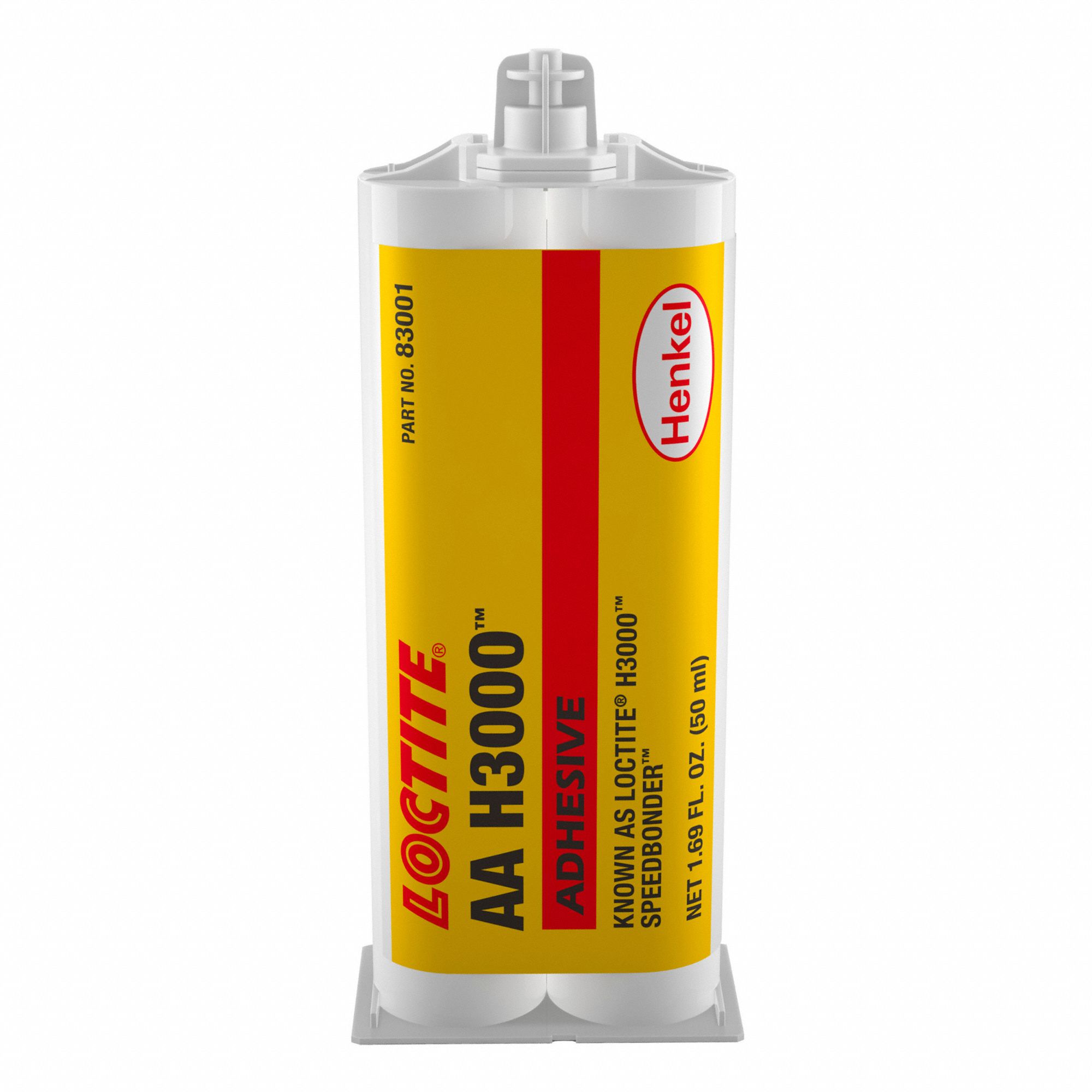 H3000 SPEED BONDER CONSTRUCTION ADHESIVE, CREAM, 15 MIN CURE, 50 ML