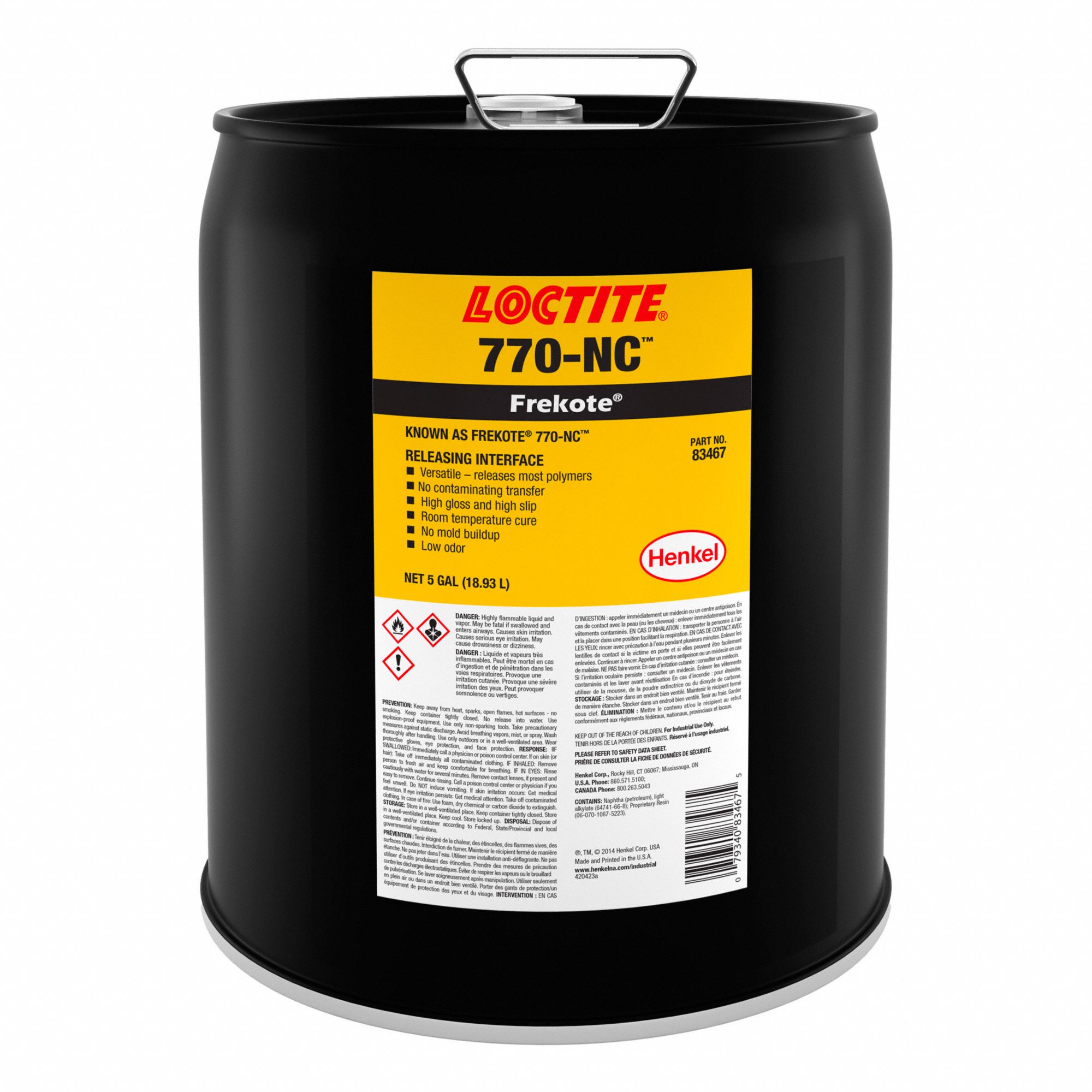 MOLD RELEASE,770-NC,5 GAL,LIQUID