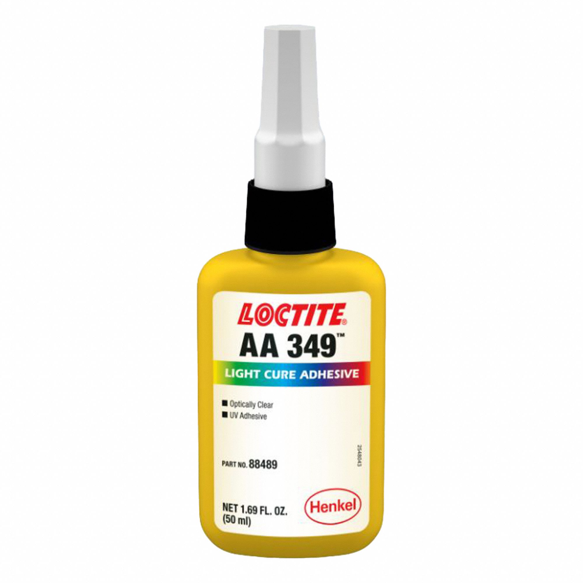 AA 349 STRUCTURAL CONSTRUCTION ADHESIVE, CLEAR, 50 ML BOTTLE, 1600 PSI