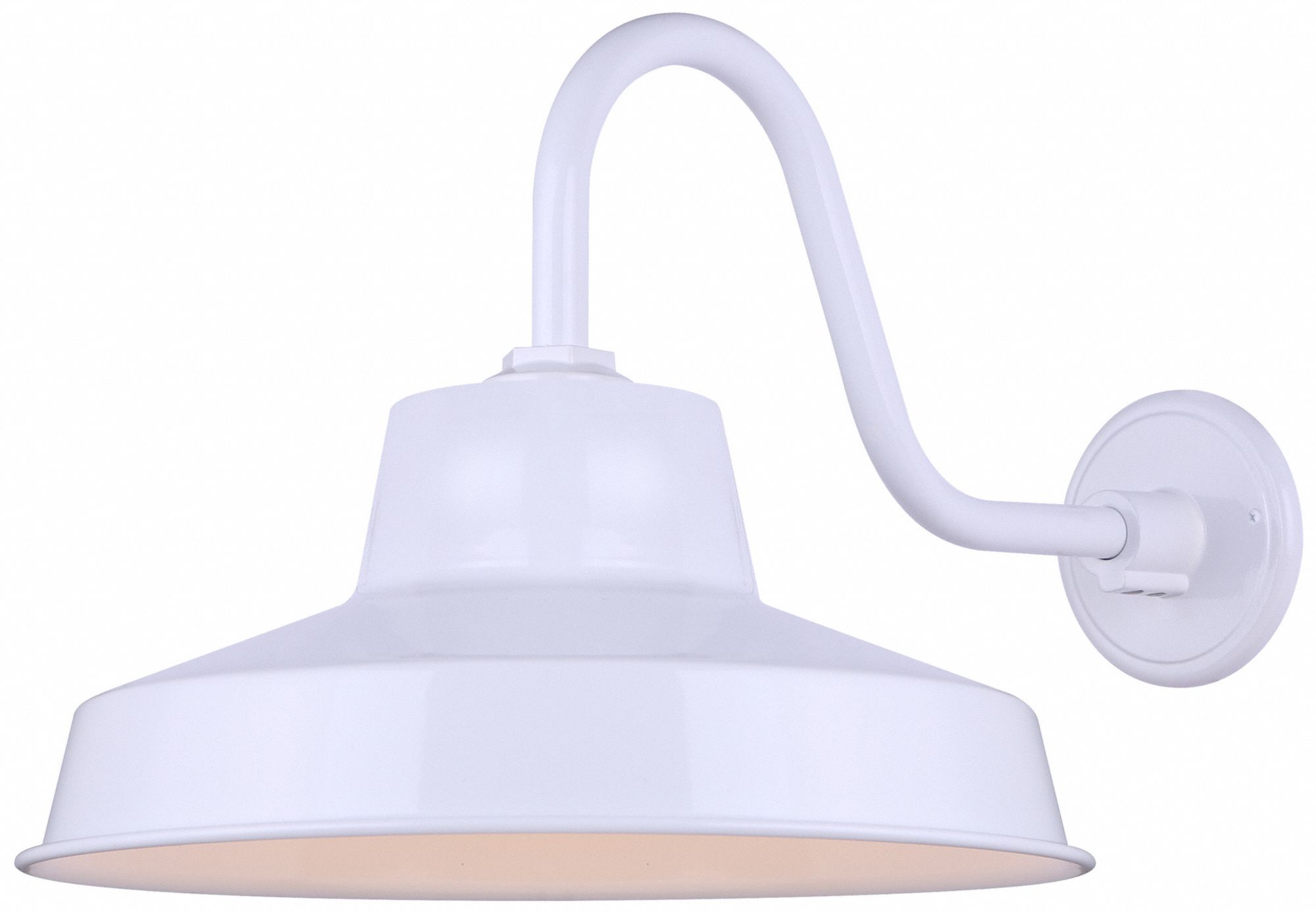 BARN LIGHT, WHITE, WALL MOUNT, 14.25 X 12.375 X 21.25 IN