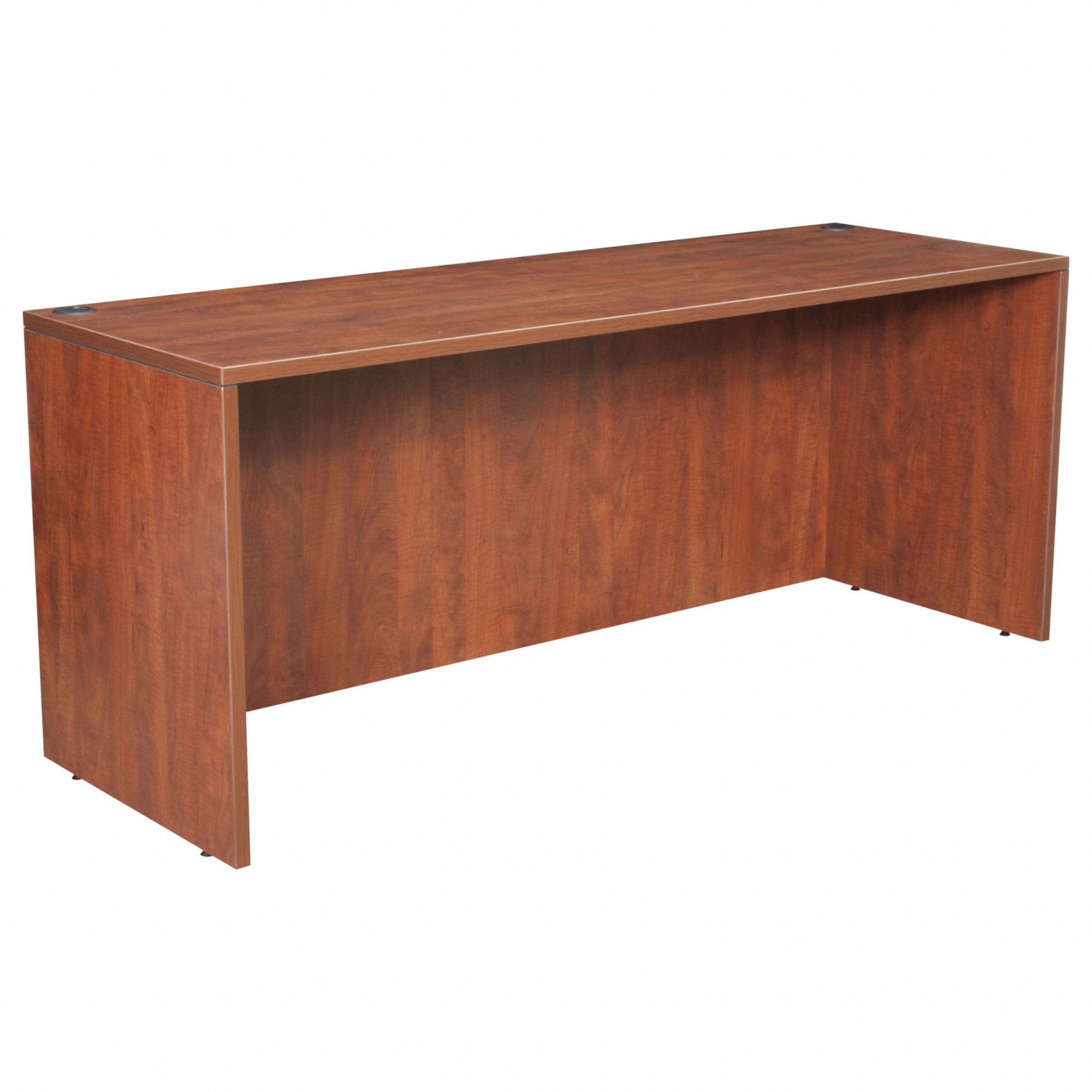Credenza: Melamine, Cherry,