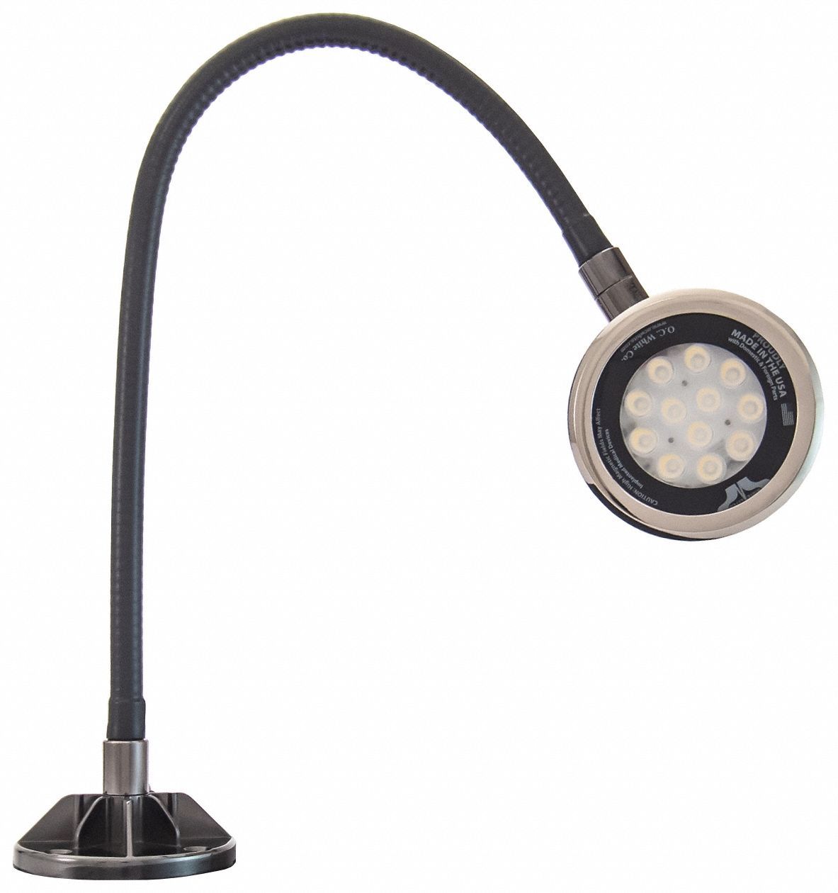 Spot Light: LED, Power Cord, Gooseneck, 22 in Arm Reach, 2, 750 lm Max Brightness, 5000K