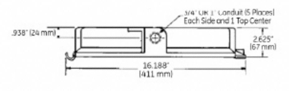 CEILING MOUNT KIT, UNFINISHED, FOR ALBEO AH2A SERIES