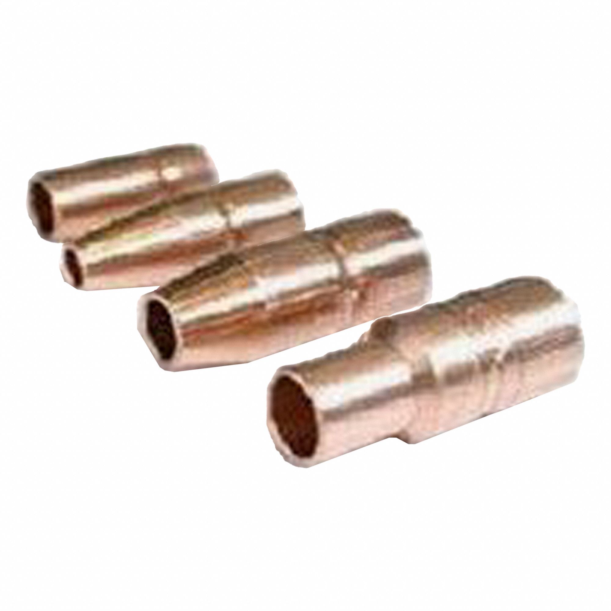NOZZLE, COPPER, 3 IN, FOR USE WITH MIG GUN, FOR TREGASKISS BRAND