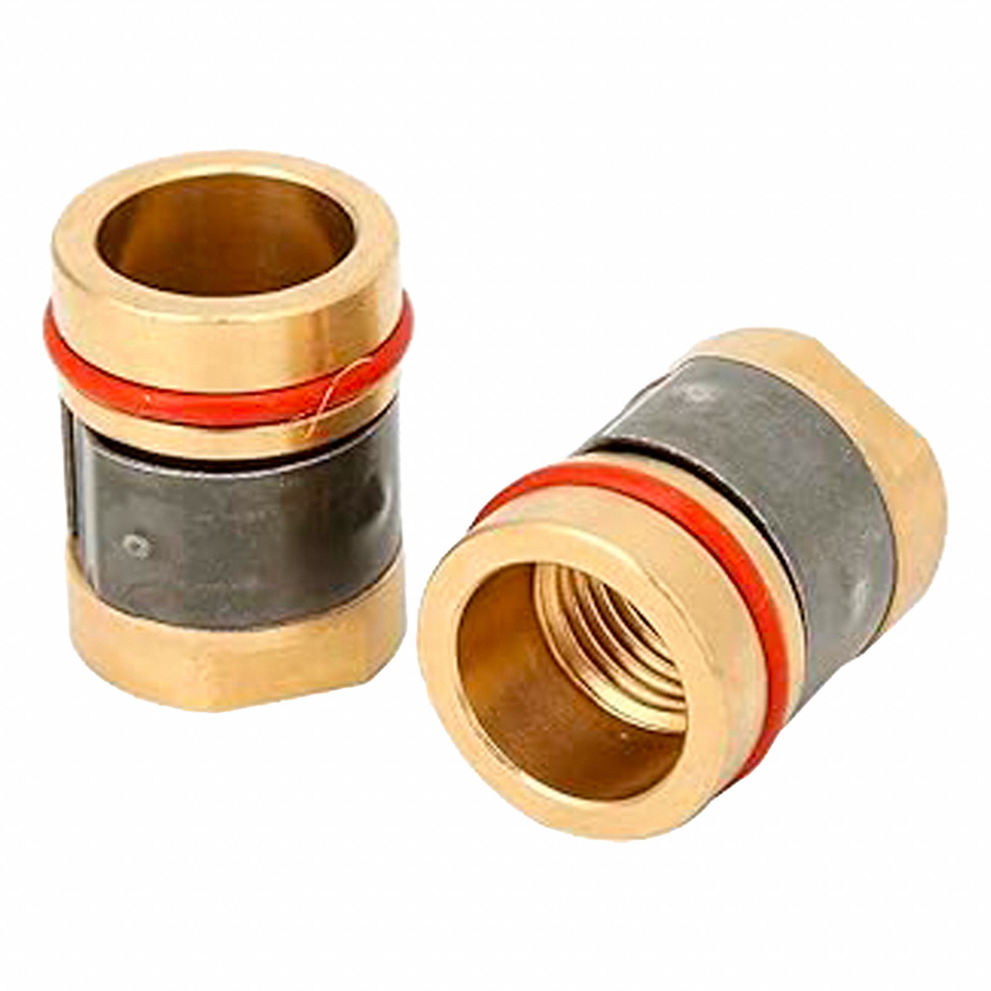 NOZZLE ADAPTOR, BRASS, FOR USE WITH MIG GUN, FOR USE WITH MILLER BRAND