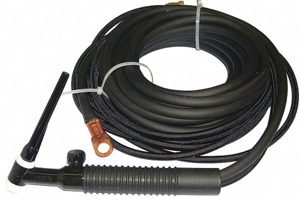 26 SERIES AIR-COOLED TIG TORCH, 200 A, HANDLE, HOSES, MEDIUM BACK CAP, POWER CABLE