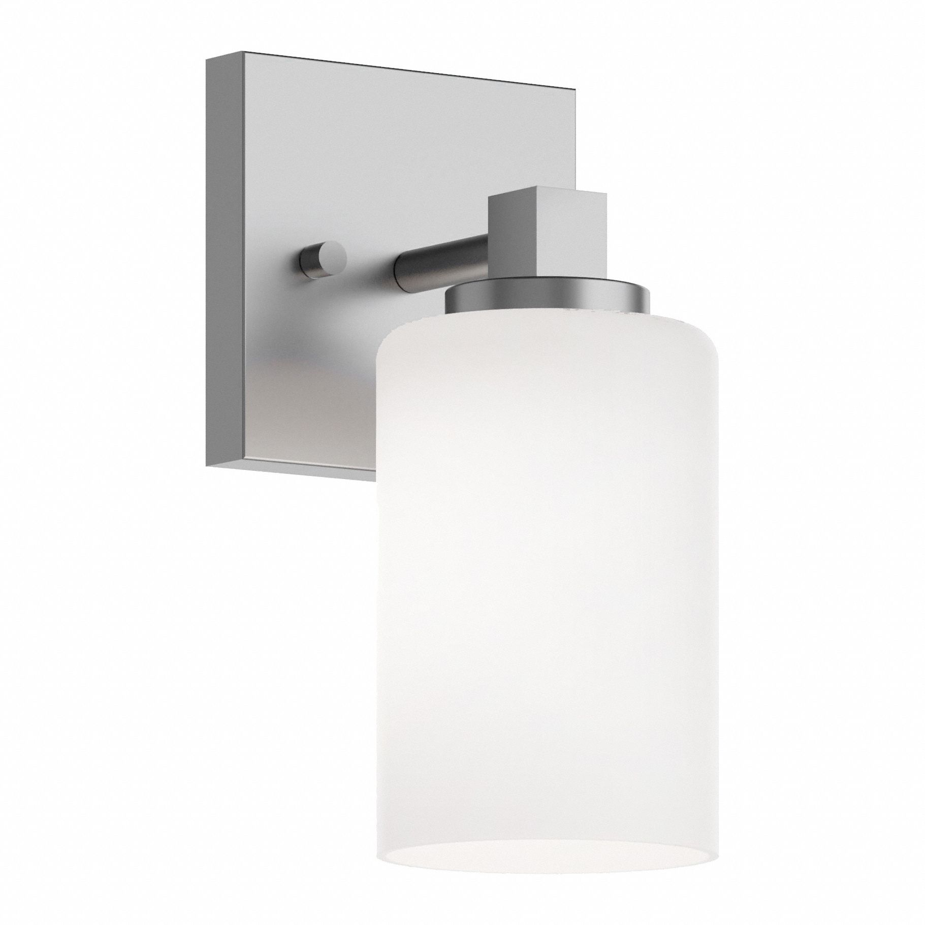 Decorative Sconce: Satin Nickel, 60 W Fixture Watt, 120V AC, Dimmable, 4 3/4 in Lg, 5 1/2 in Wd (MPN LEOS0509MBSN). Key specifications — Voltage: 120V AC; Brand: AFX INC.; For Bulb Type: A19; Housing Finish/Housing Color (Broad): Satin Nickel.