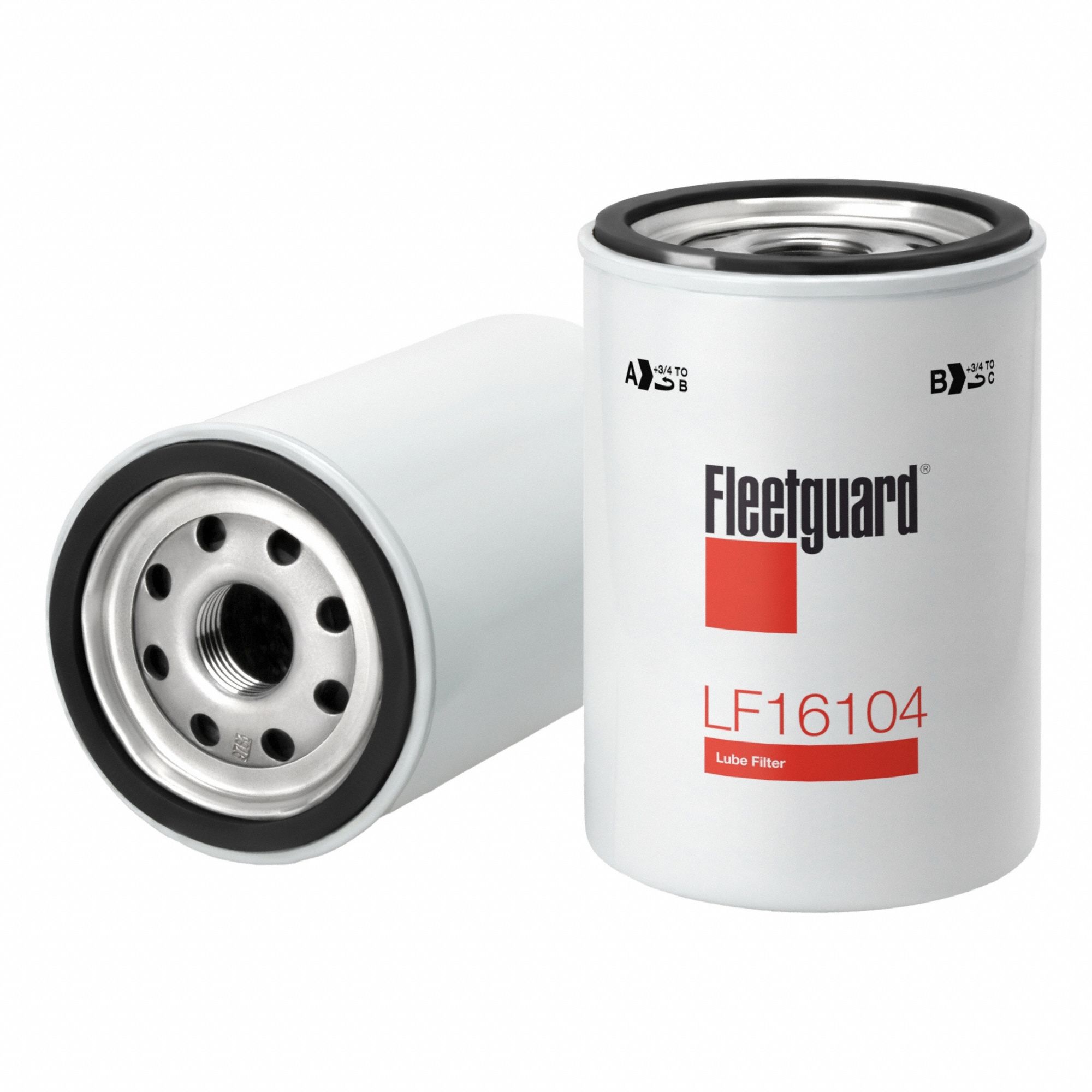 Automotive Oil Filter: B1432, LF16104, 13/16"-16 Thread Size, 5 7/8 in Overall Ht