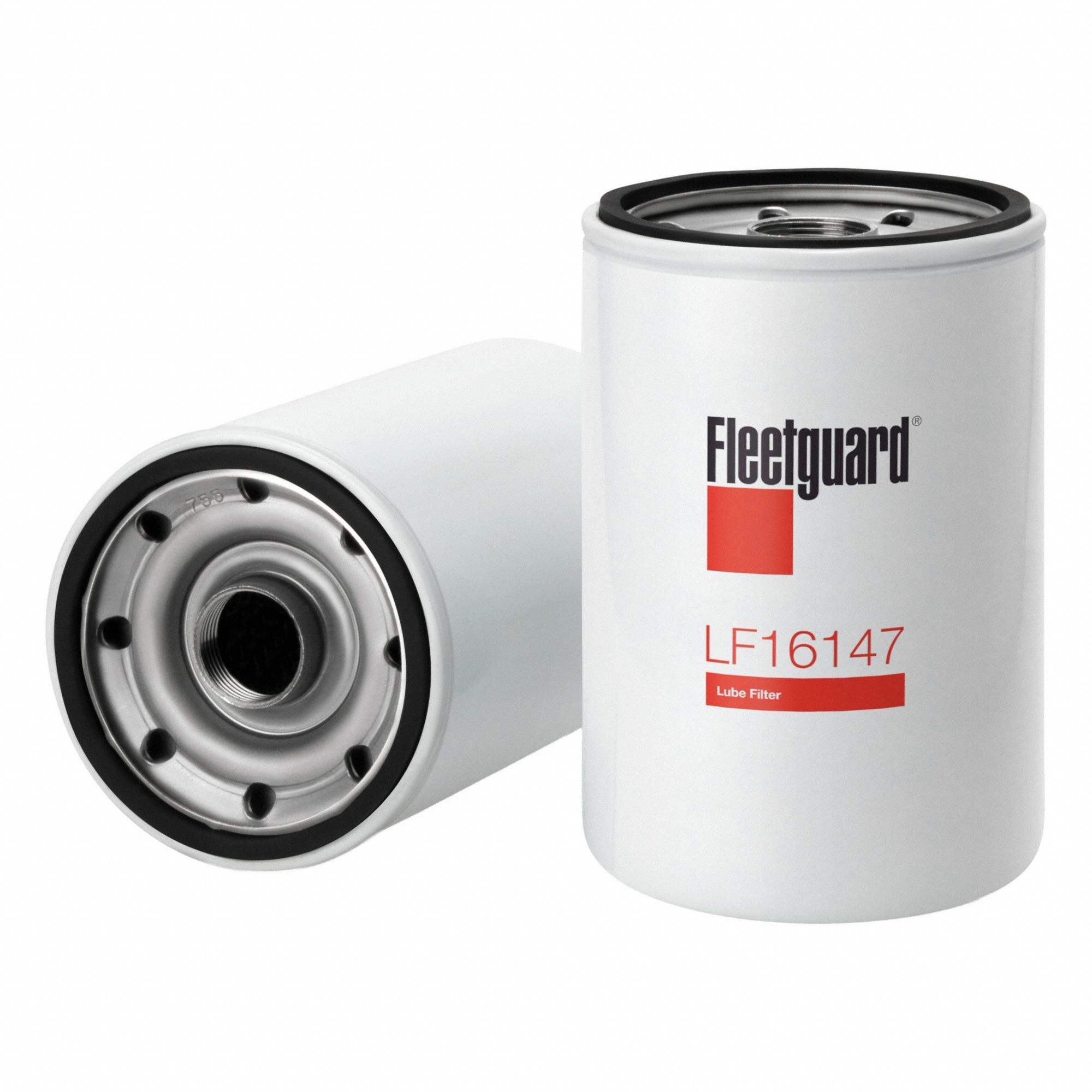 Oil Filter: 1 1/8"-16 Thread Size, 6 9/16 in Overall Ht, 6 9/16 in Overall Lg, Spin-On