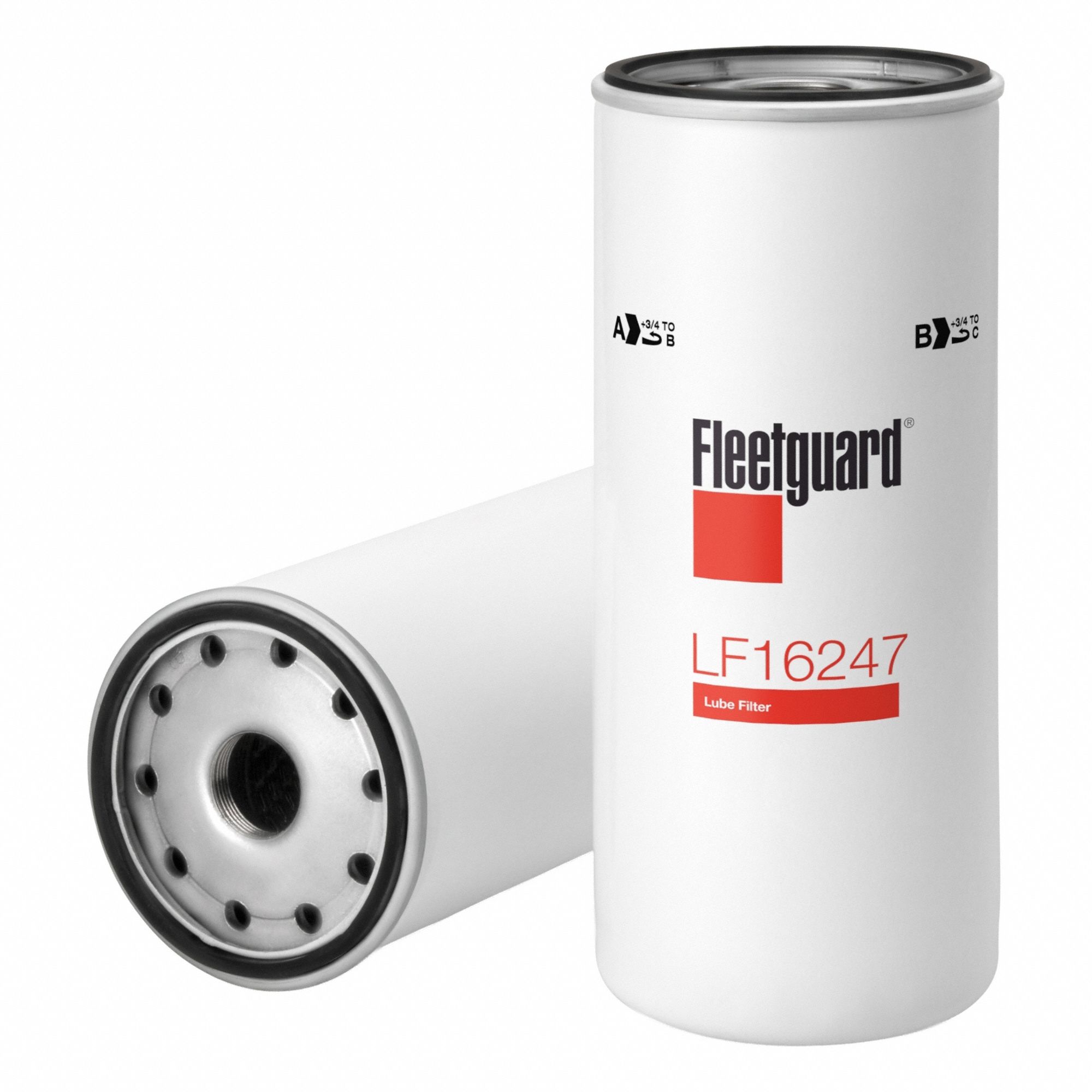 Oil Filter: M30-1.50 Thread Size, 10 1/4 in Overall Ht, 10 1/4 in Overall Lg, Diesel Fuel