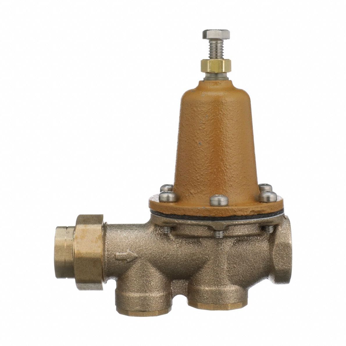 Water Pressure Reducing Valve: NPT x NPT, 3/4 in Pipe Size, Copper Silicon Alloy, NPT x NPT