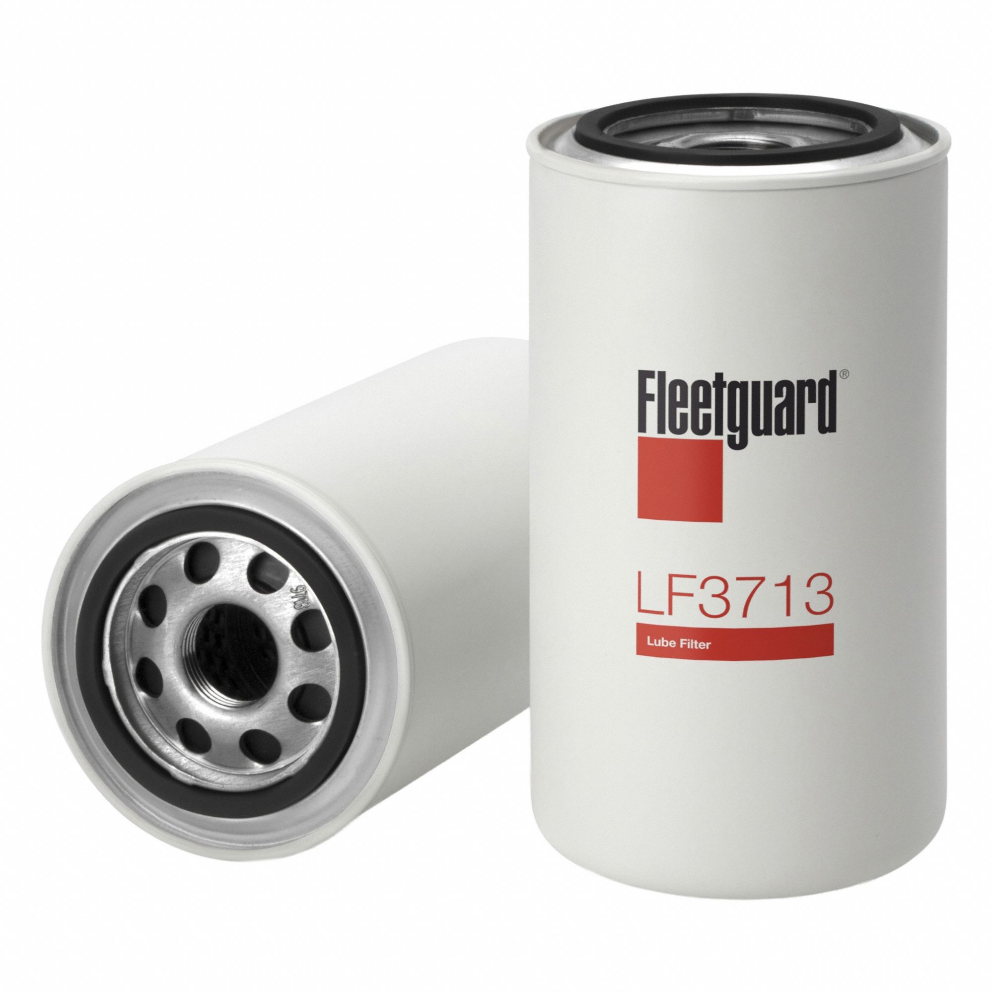 Automotive Oil Filter: B7181, LF3713, 1"-16 Thread Size, 8 in Overall Ht, Daewoo/Doosan