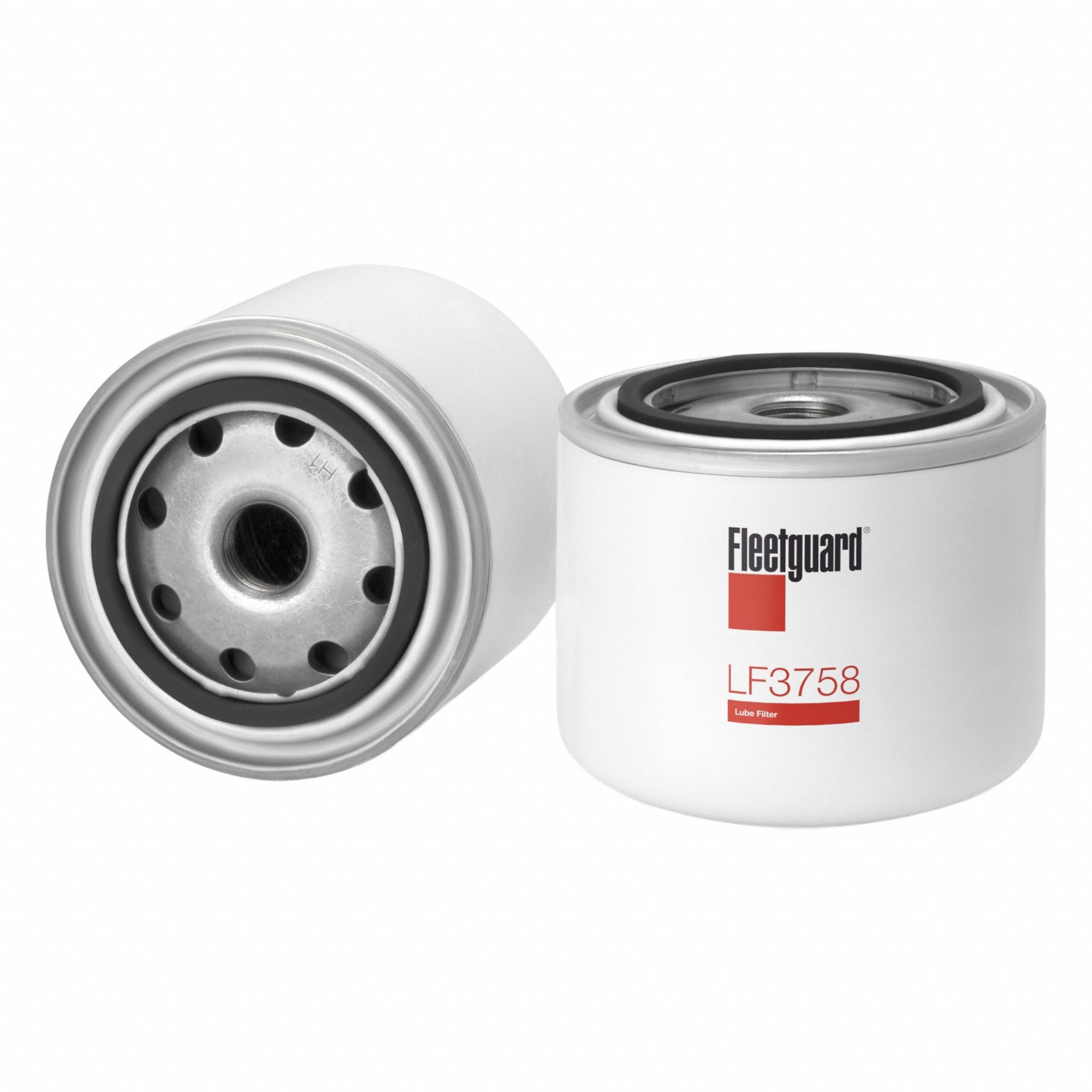 Automotive Oil Filter: B1434, LF3758, 3/4"-16 Thread Size, 5 in Overall Ht, Spin-On