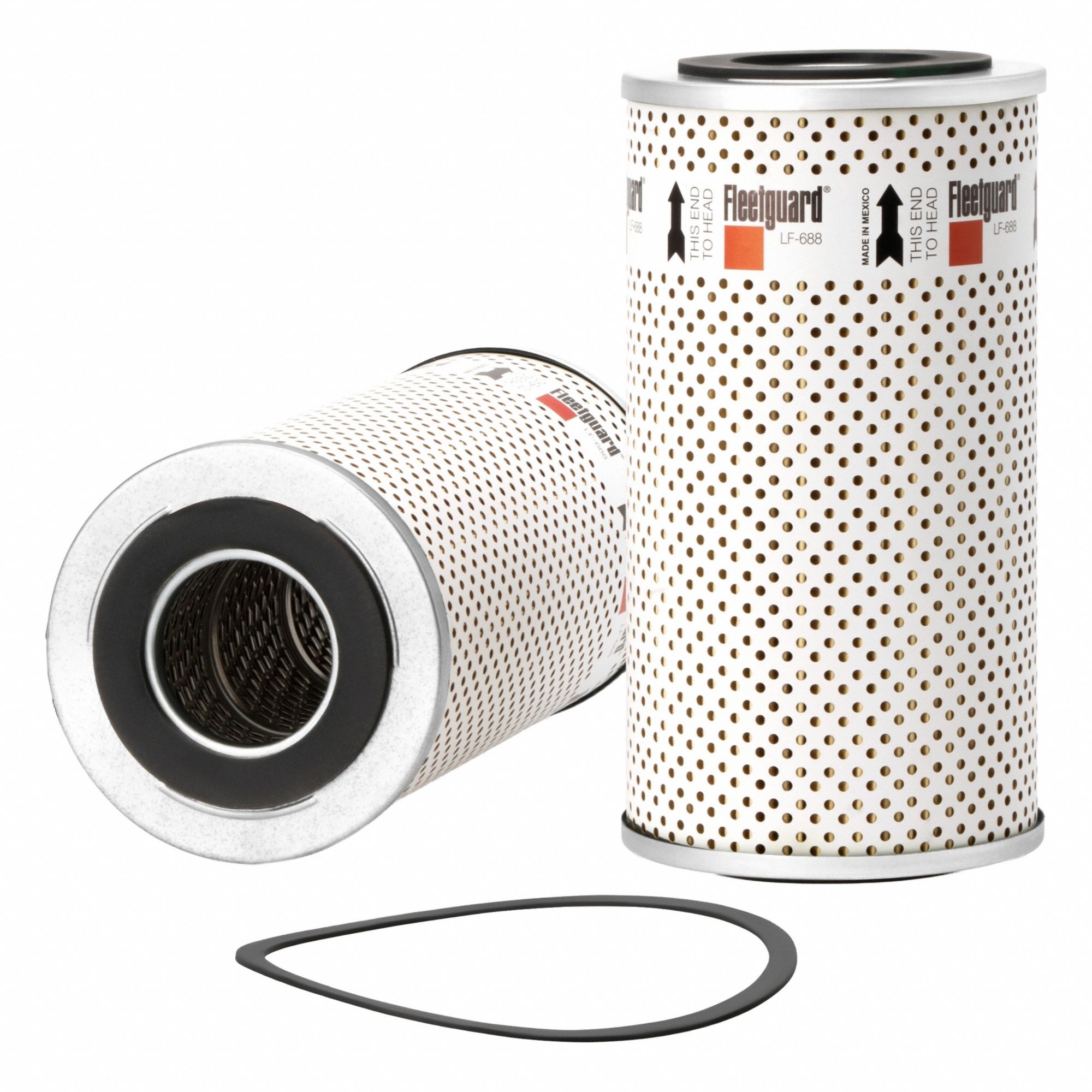 Oil Filter: 9 5/16 in Overall Ht, 9 5/16 in Overall Lg, 4 15/16 in Outside Dia, Oil