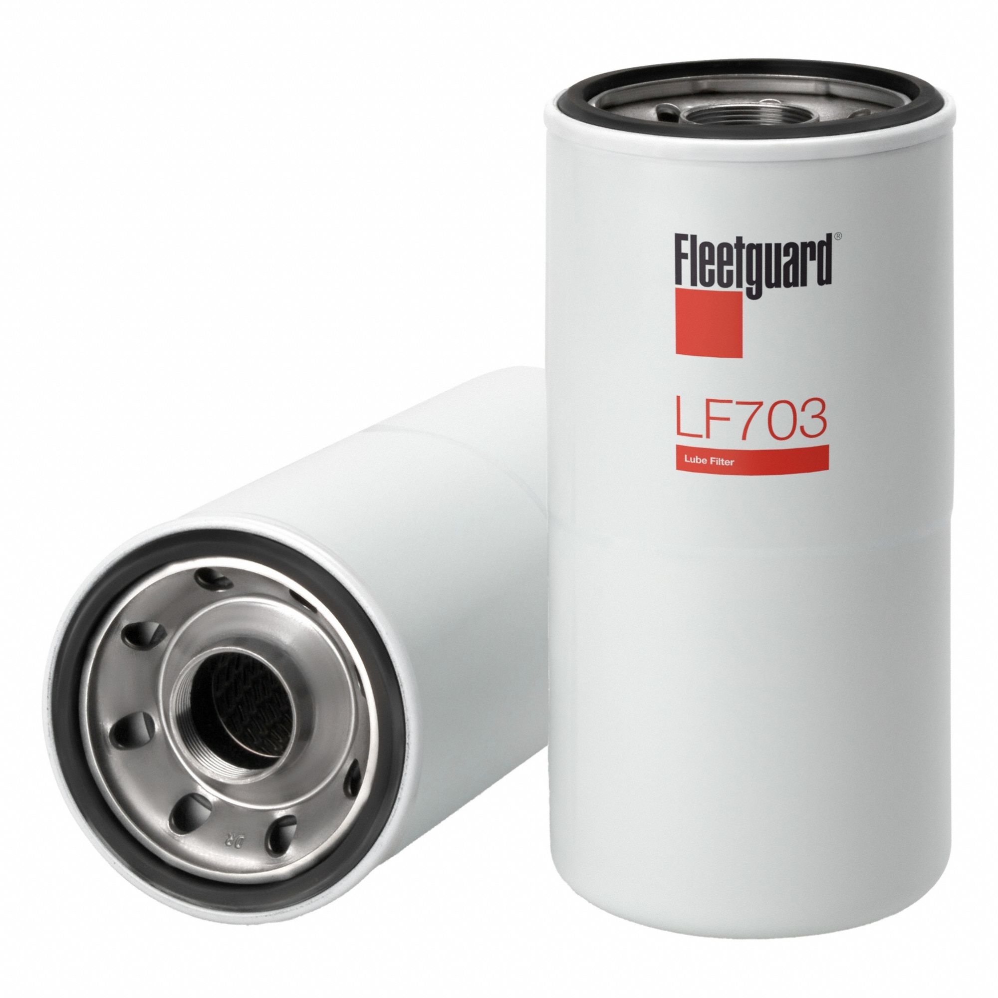 Automotive Oil Filter: B97, LF703, 1 1/2"-16 Thread Size, 10 in Overall Ht, Spin-On