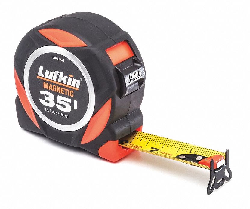 CRESCENT LUFKIN TAPE MEASURE,BLADE 35 FT. L,STEEL BLADE - Tape Measures ...