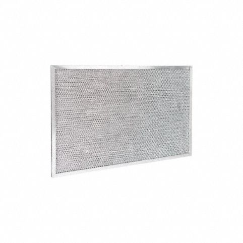 Replacement Filters: Aluminum, 6.625 in Overall Ht, 6 in Overall Wd, Louvered Vent Kit