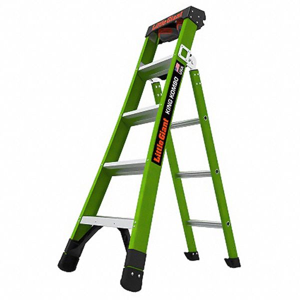 COMBINATION LADDER,8 FT EXTENDED H