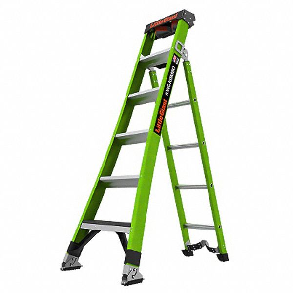 KING KOMBO SERIES COMBINATION LADDER, TYPE IAA ANSI, 10 FT EXTENDED H