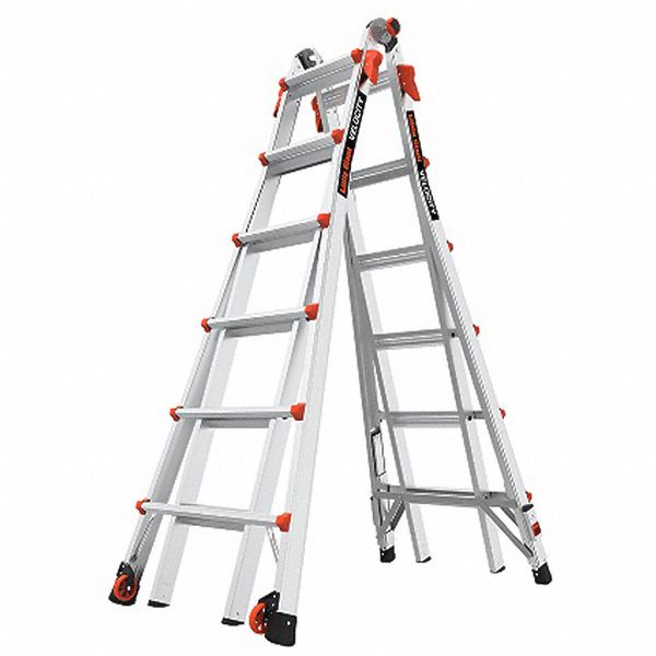 VELOCITY SERIES EXTENSION LADDER, TYPE IA ANSI, ARTICULATED, 300 LB CAPACITY