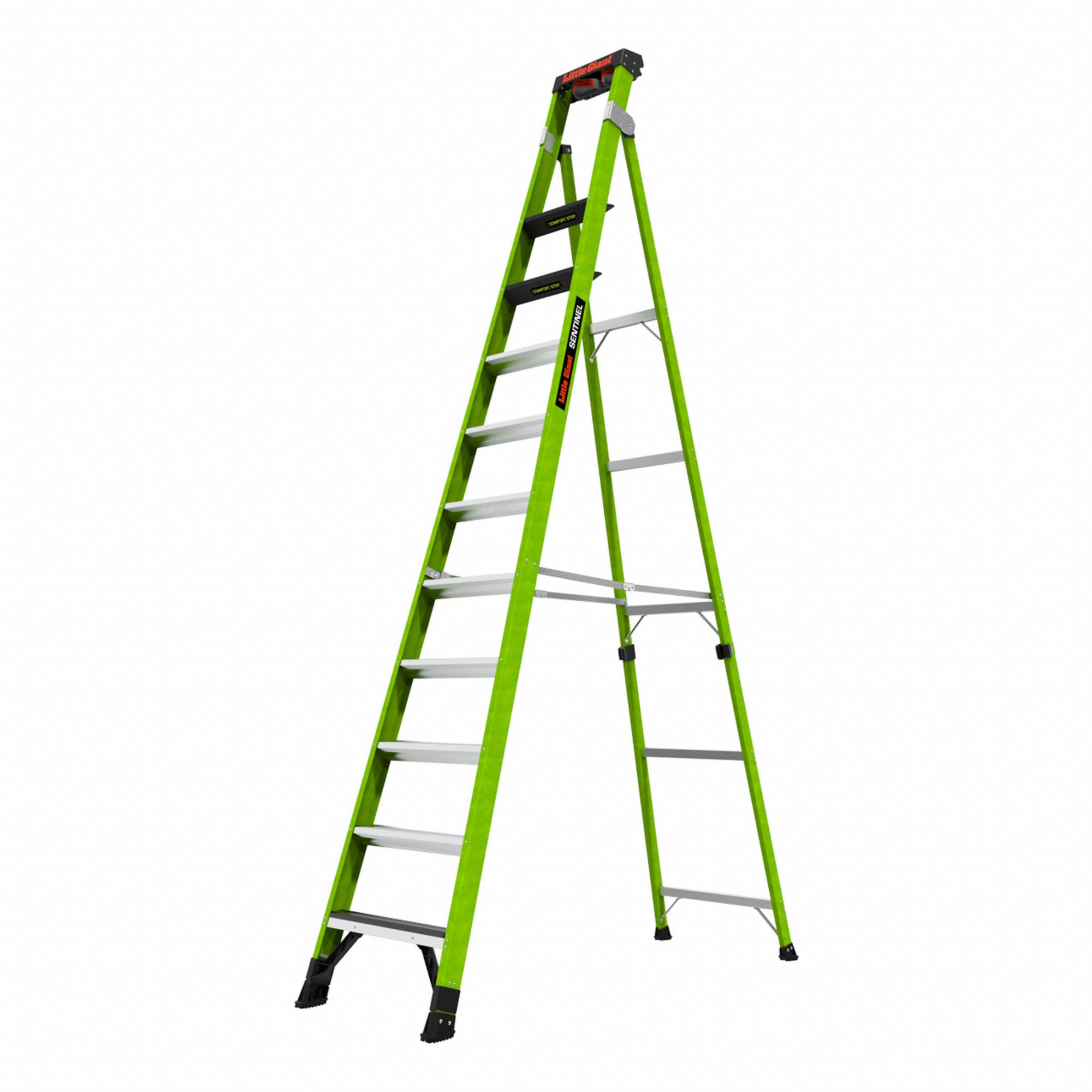 STEPLADDER,FIBREGLASS,12 IN LADDER H