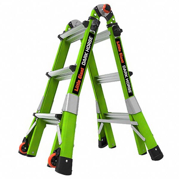 DARK HORSE 2.0 SERIES EXTENSION LADDER, TYPE IA ANSI, ARTICULATED, EXPANDABLE, 300 LB LIMIT