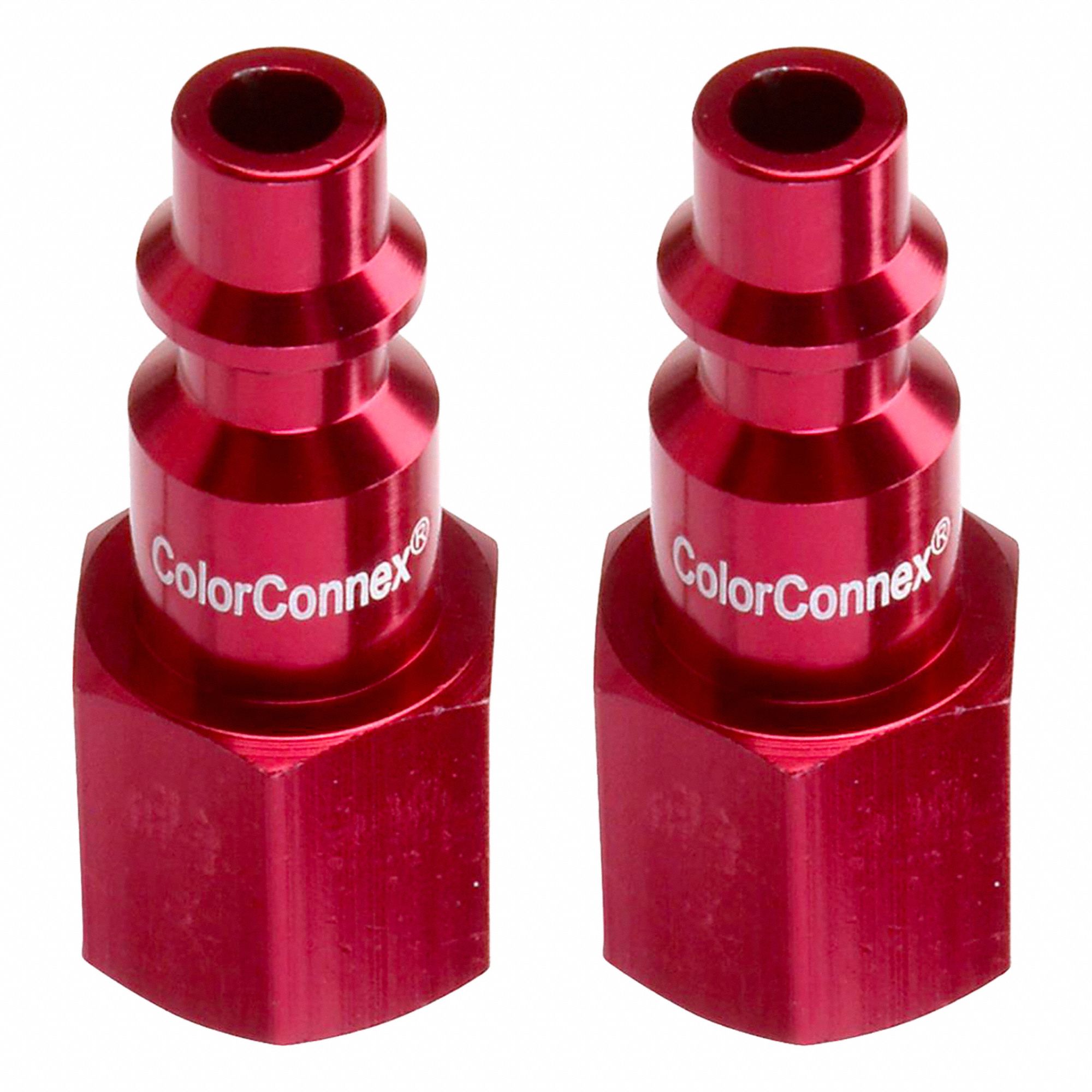 COLOR CONNEX PLUG,RED,STEEL W,NPT,300 PSI - 1001423 - LGYA73430D2PK ...
