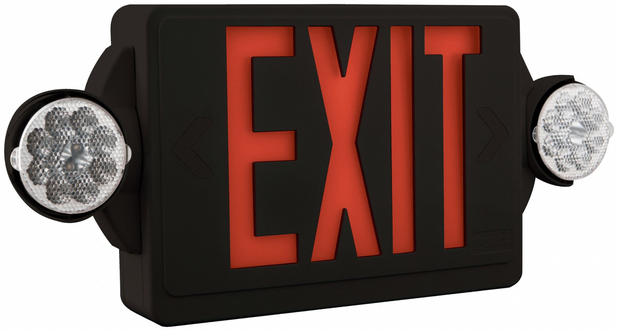 Red, 1 Faces, Exit Sign - 5YB73LV S 1 R 120/277 EL N UM 4X - Grainger