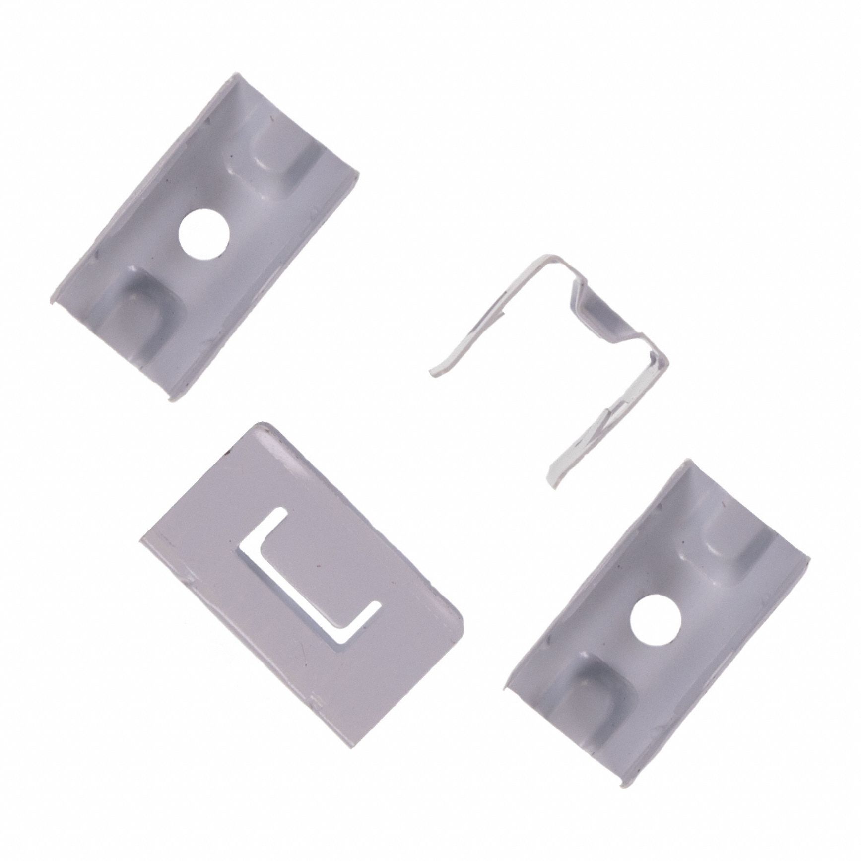 Mounting Clip: Side Bend/Top Bend, 21/50 in Wd, 23/50 in Ht